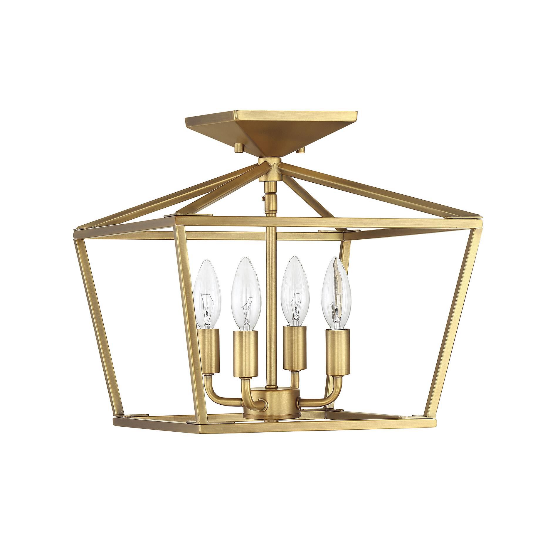 Townsend 13 Inch 4 Light Semi Flush Mount by Savoy House