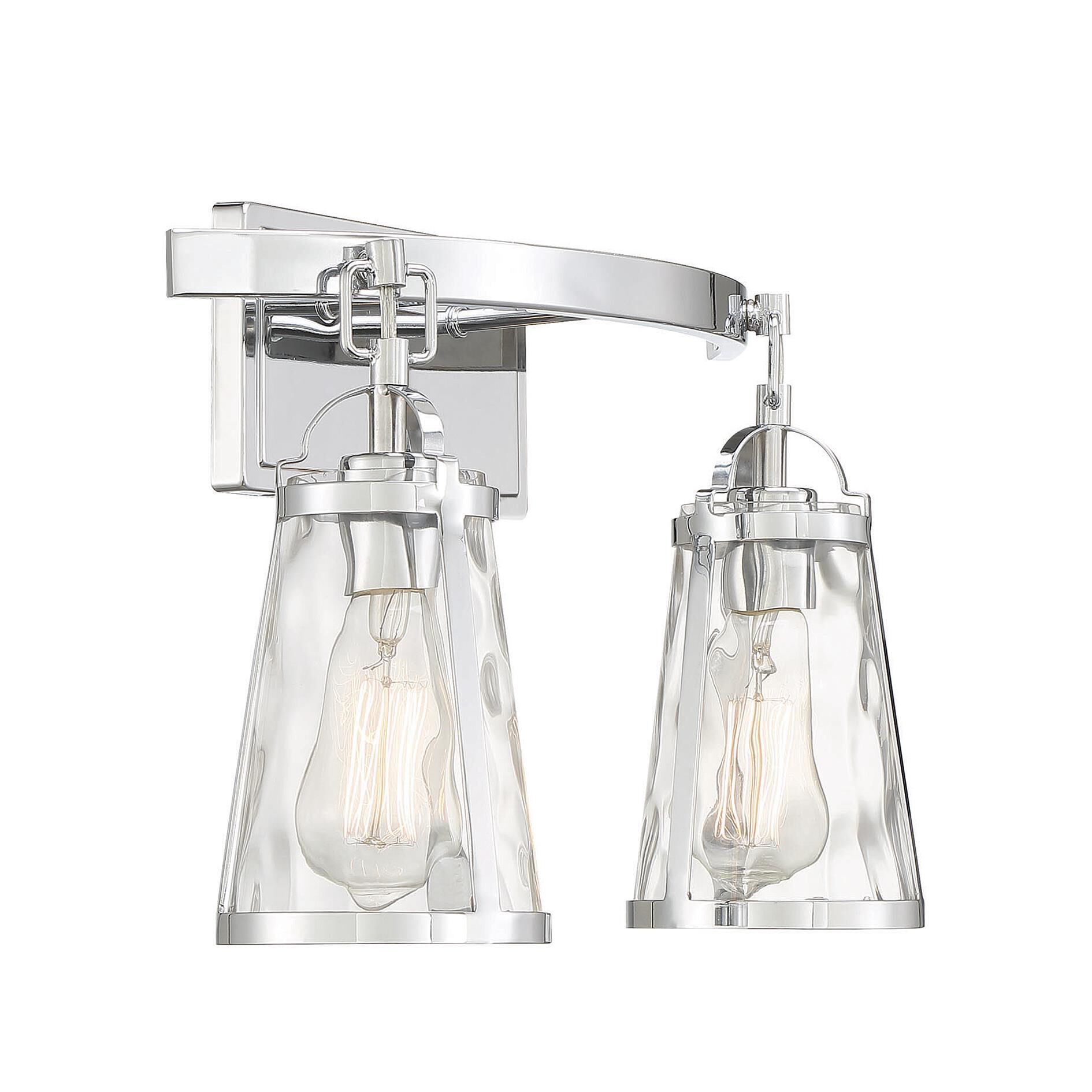 Shown in Polished Chrome finish and Water glass