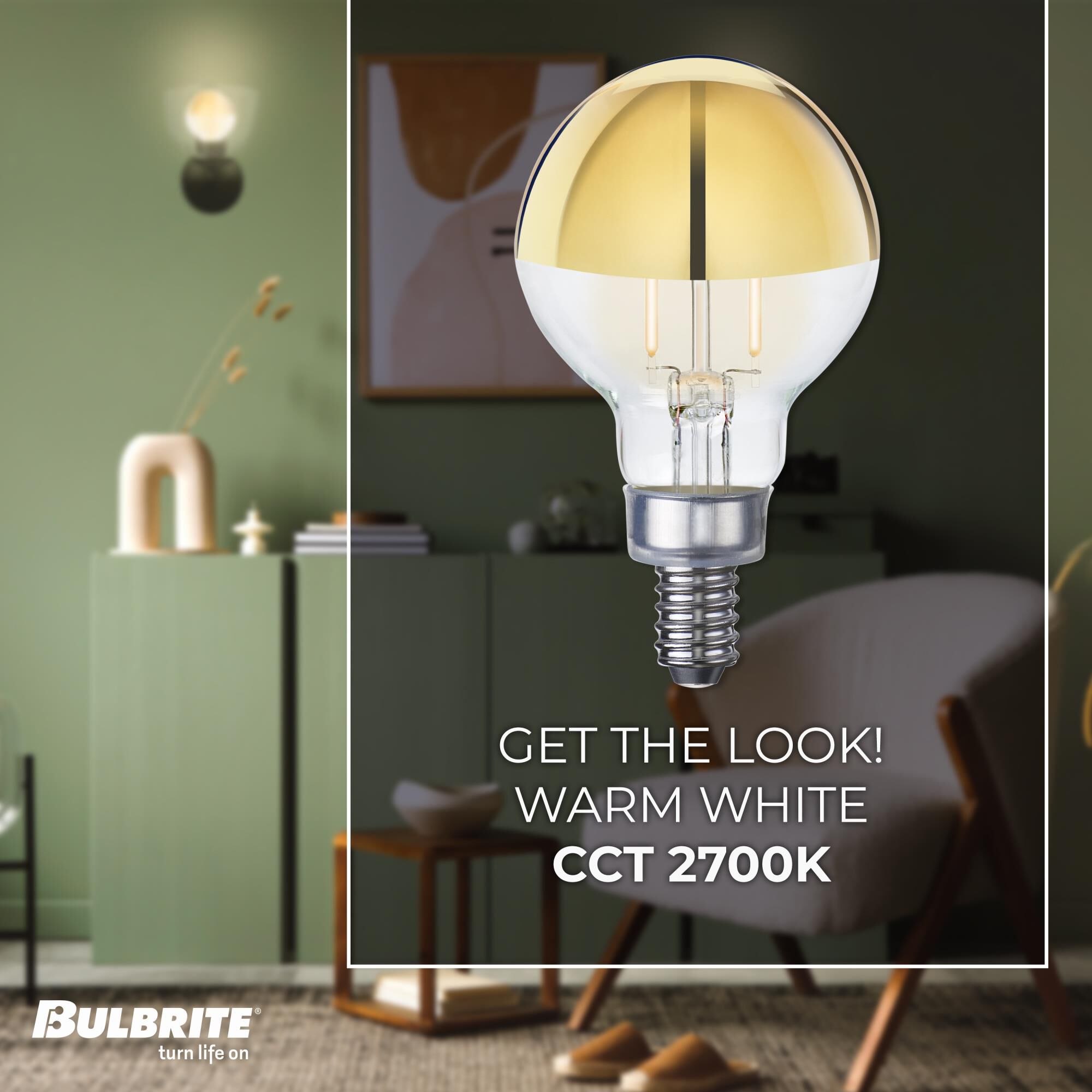 2.5 Watt 2700K G16 LED Light Bulb by Bulbrite