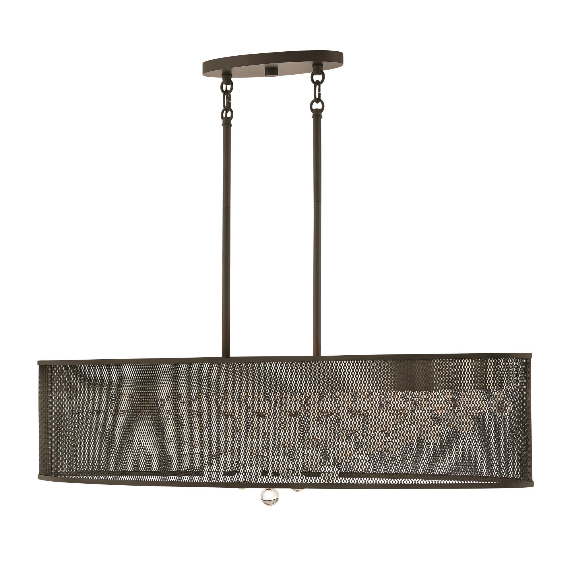 Fiona 42 Inch 8 Light Linear Suspension Light by Fredrick Ramond