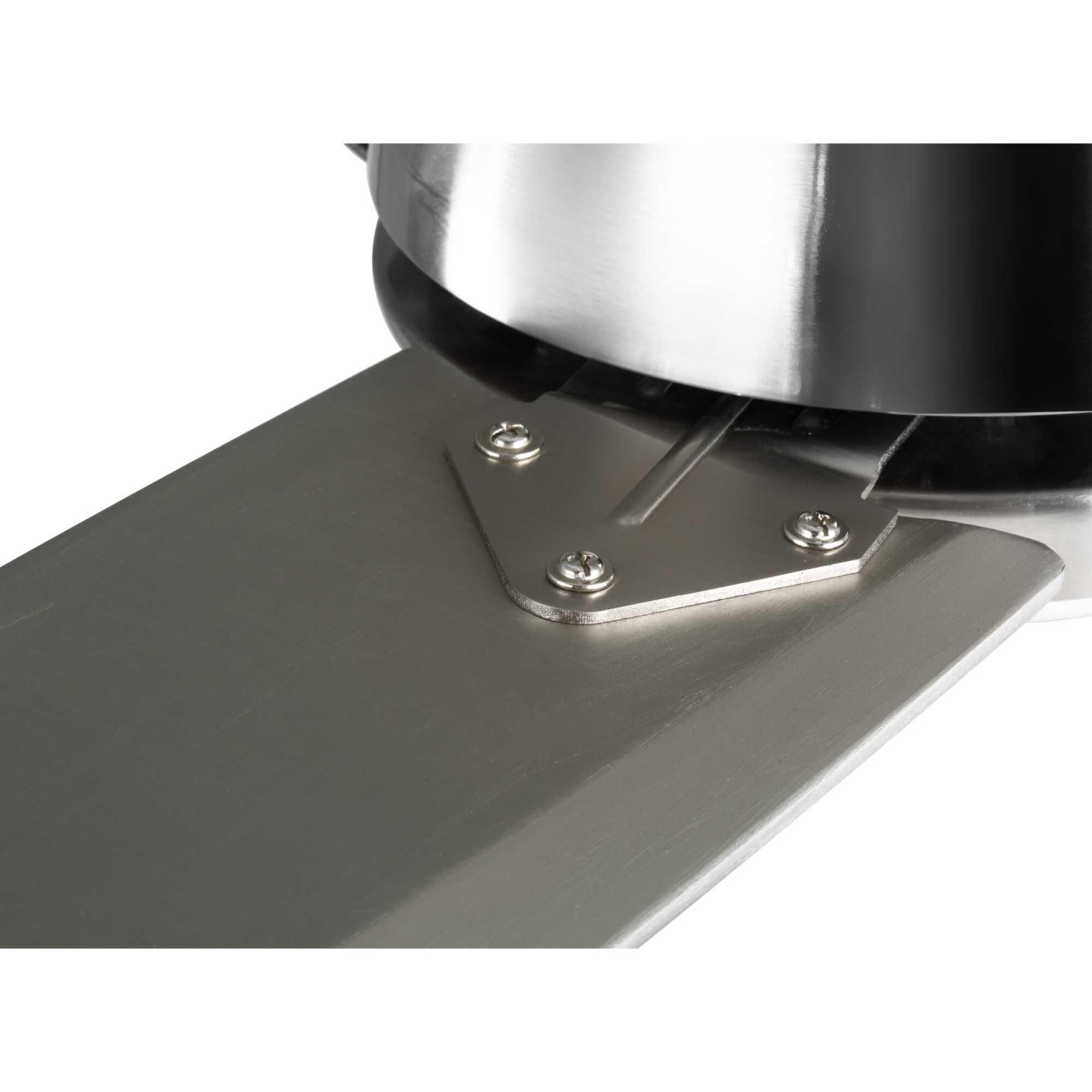 Shown in Brushed Nickel finish and White Opal glass and Plastic shade