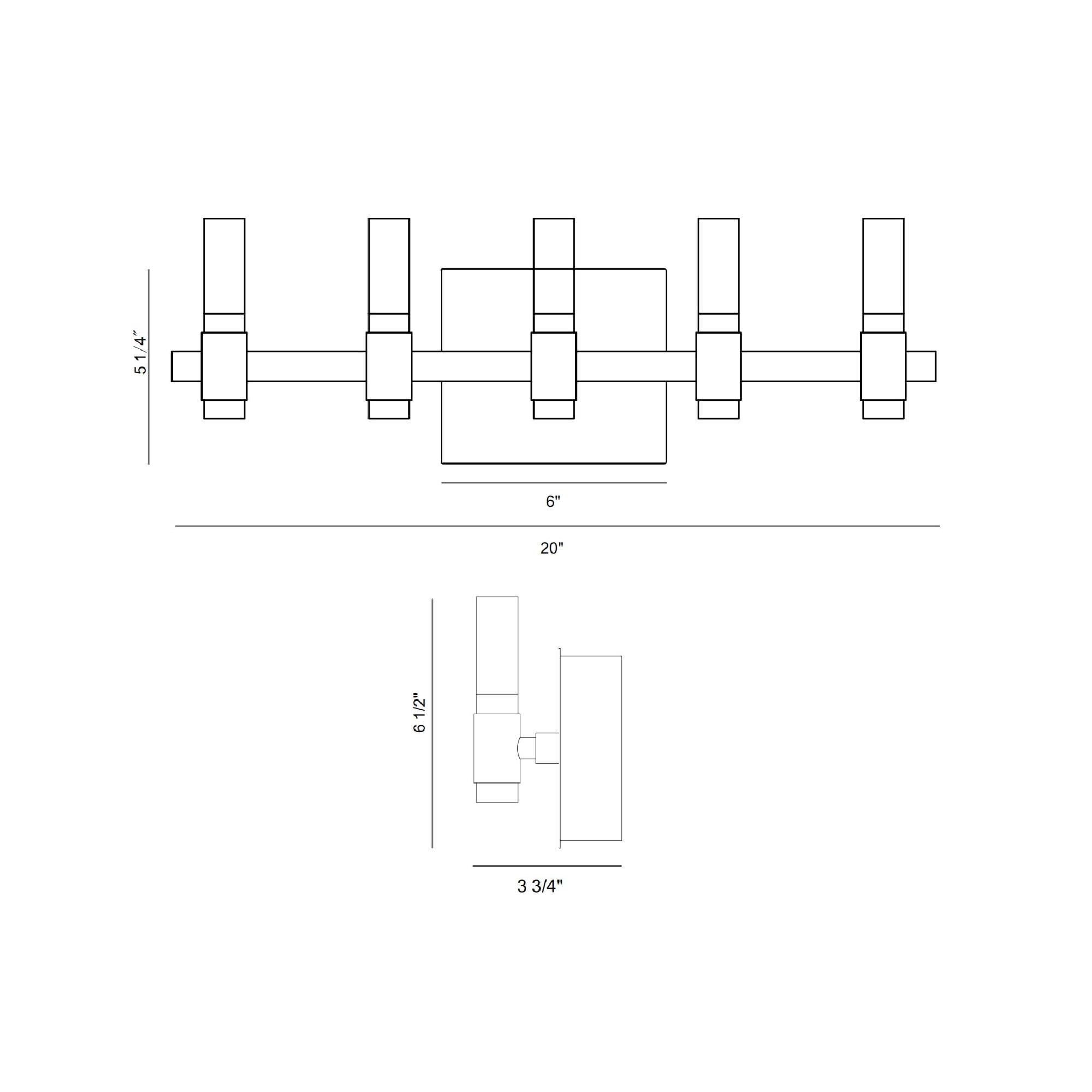 Albany 20 Inch 10 Light LED Bath Vanity Light by Eurofase Lighting