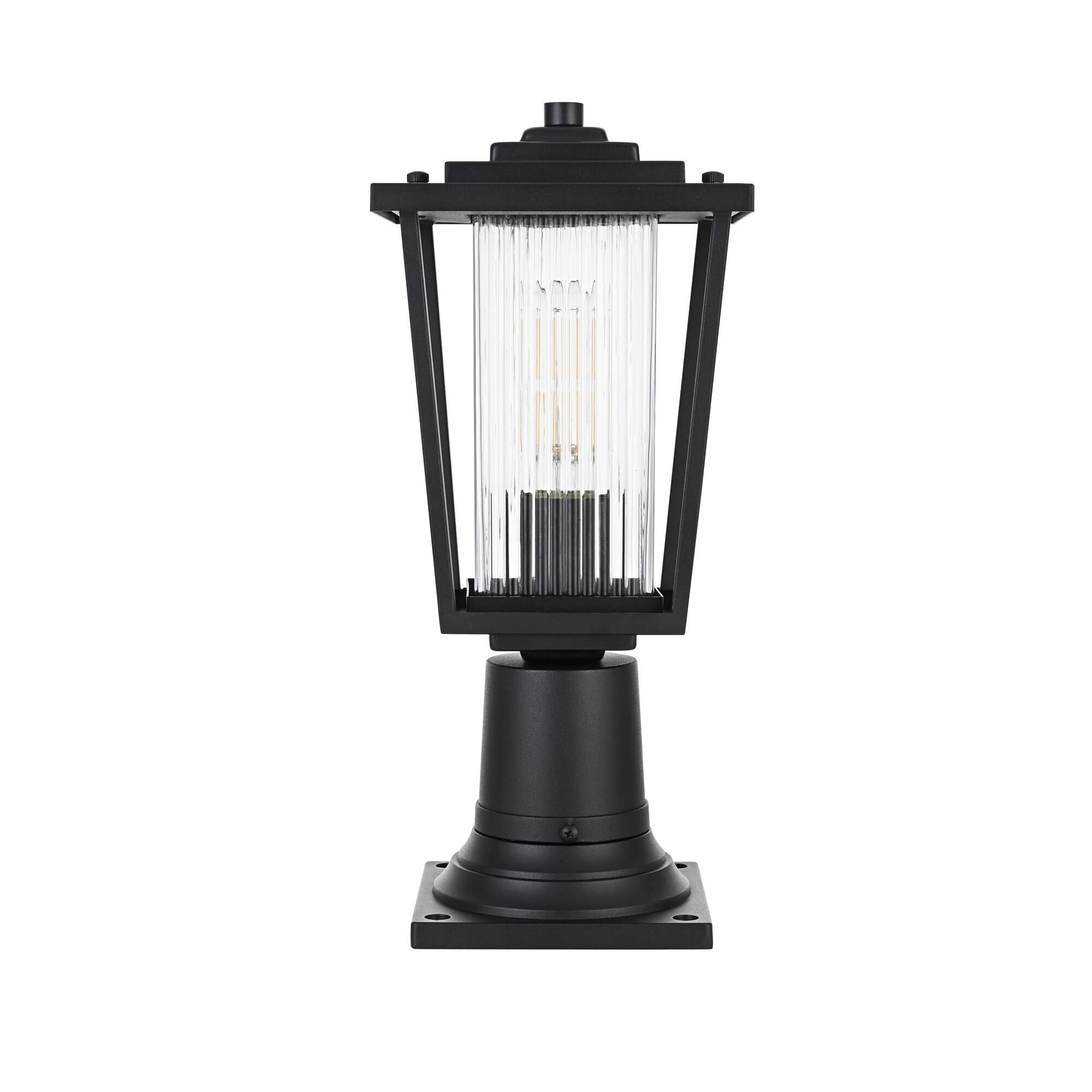 York 16 Inch Outdoor Post Lamp by Elegant Lighting