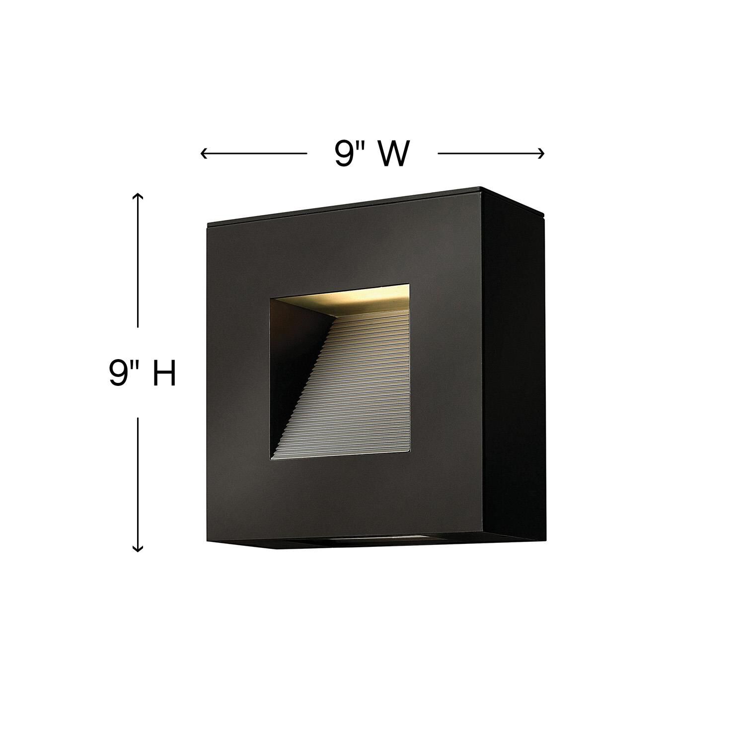 Luna 9 Inch Tall 2 Light Outdoor Wall Light by Hinkley Lighting