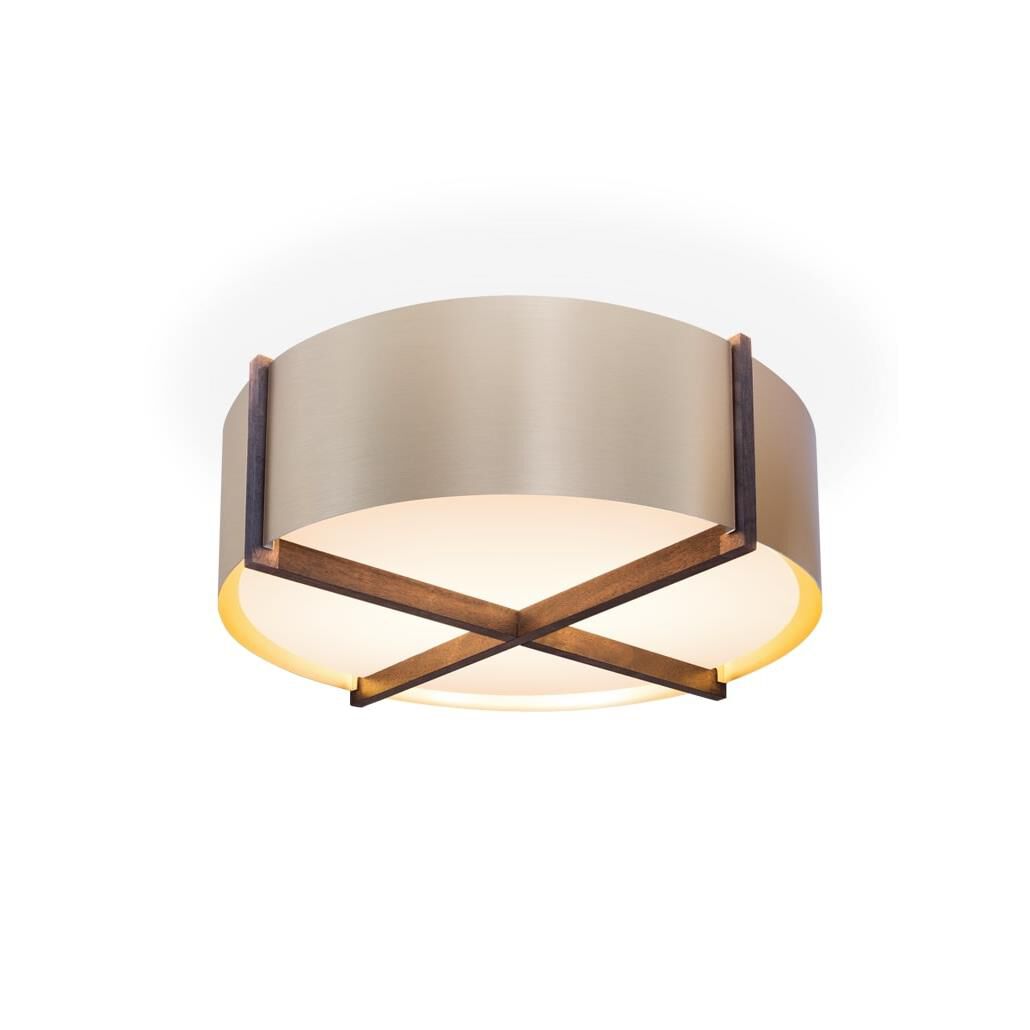 Nick Sheridan Plura 24 Inch 2 Light Flush Mount by Cerno