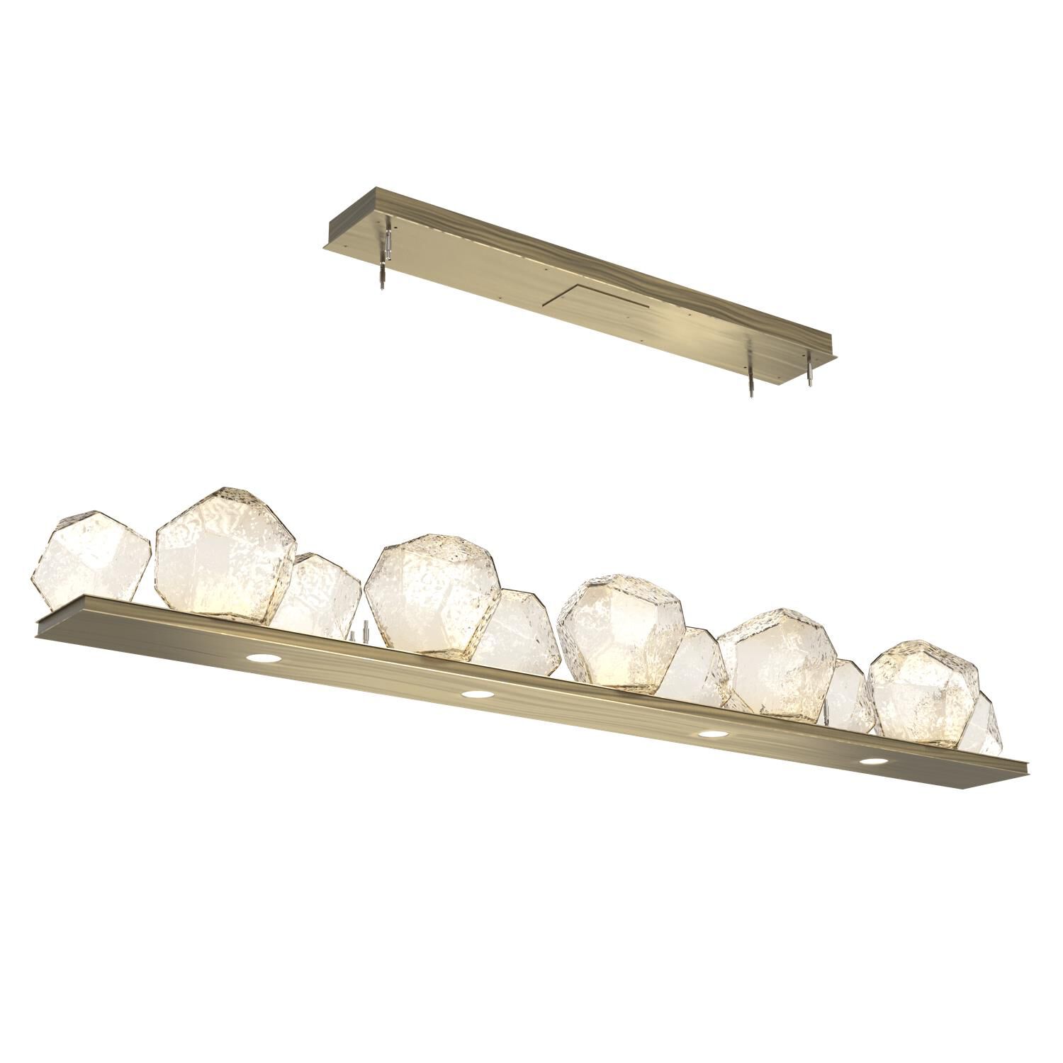 Gem 75 Inch 15 Light LED Linear Suspension Light by Hammerton Studio