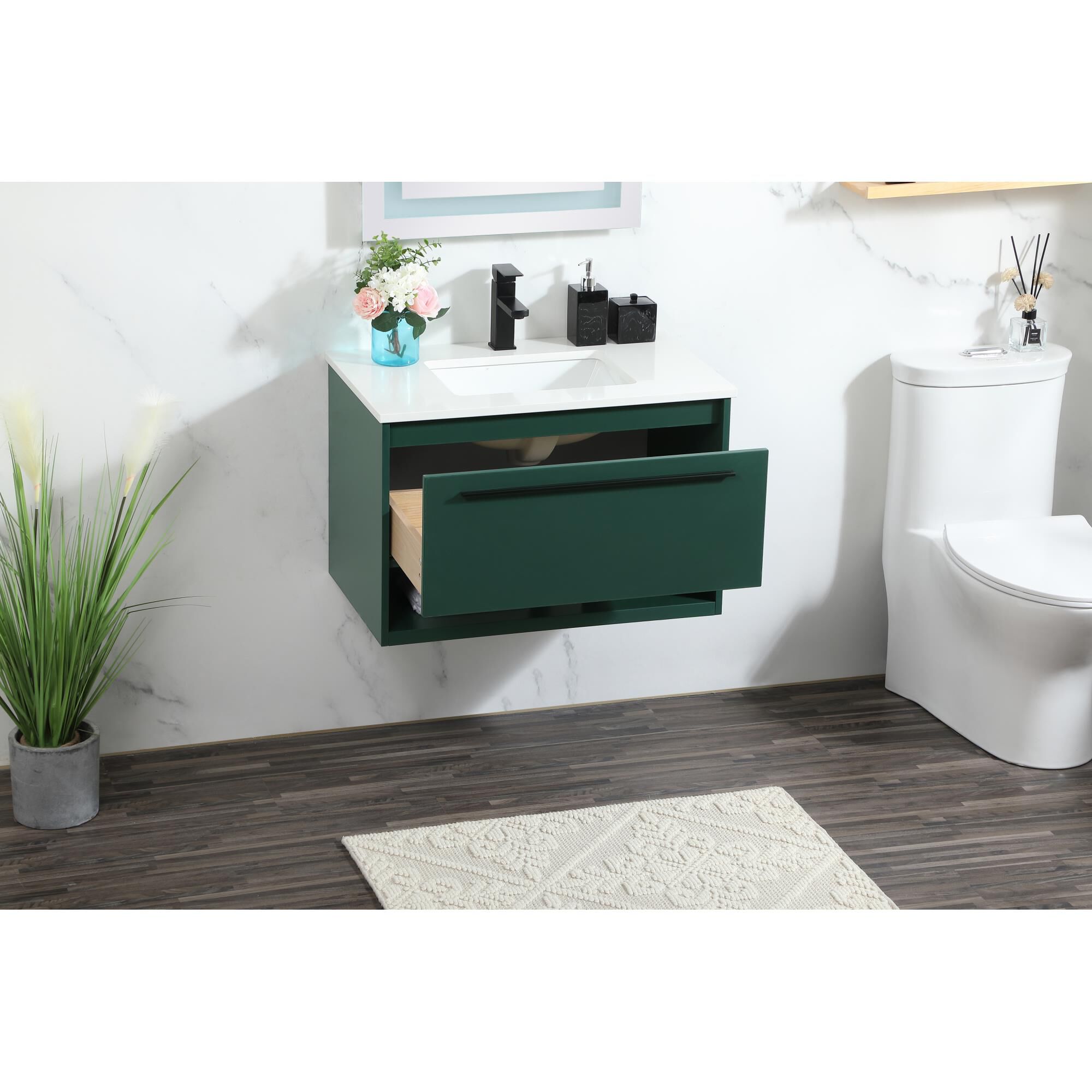 Shown in Green finish