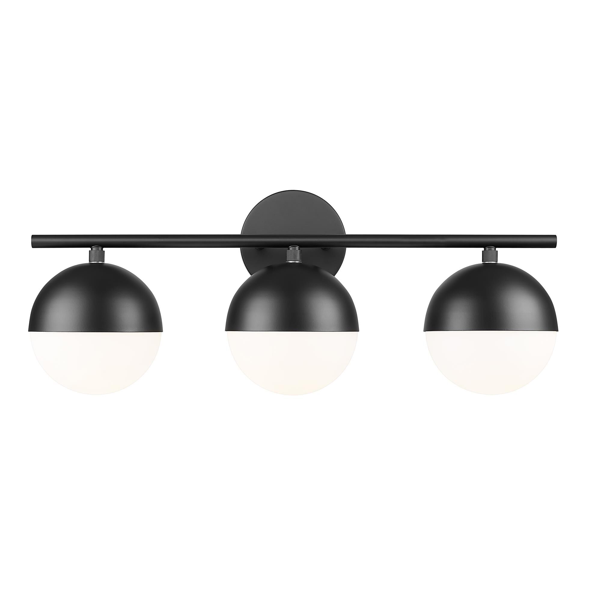 Shown in Matte Black finish and Matte Opal glass and Matte Opal shade