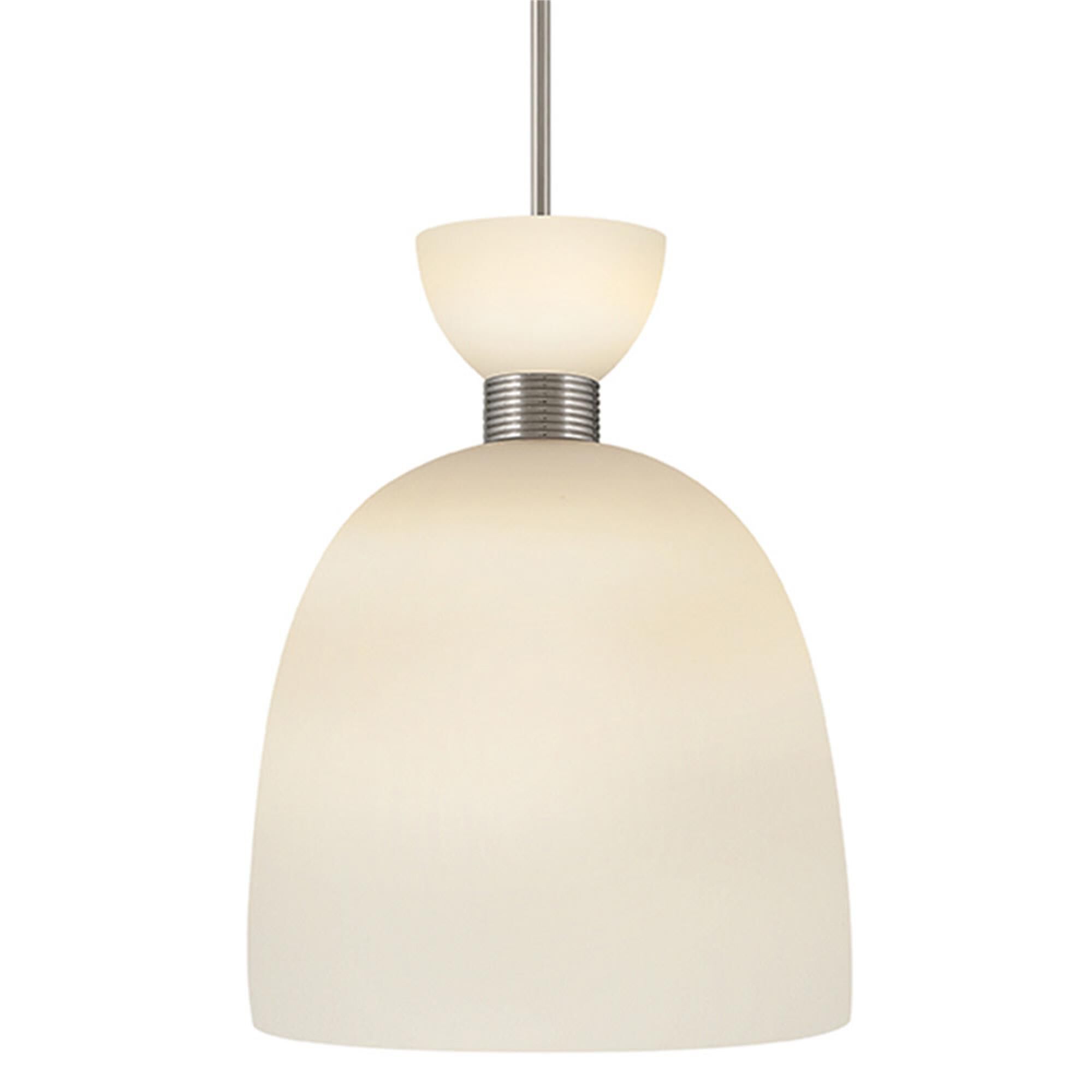 Shown in Polished Nickel finish and Etched Opal glass