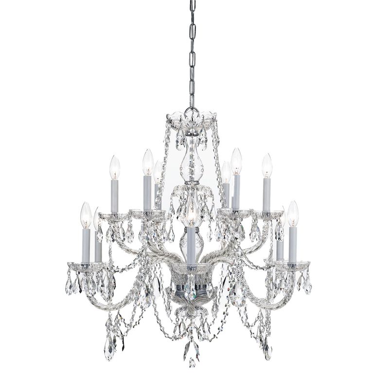 Traditional Crystal 31 Inch Chandelier by Crystorama
