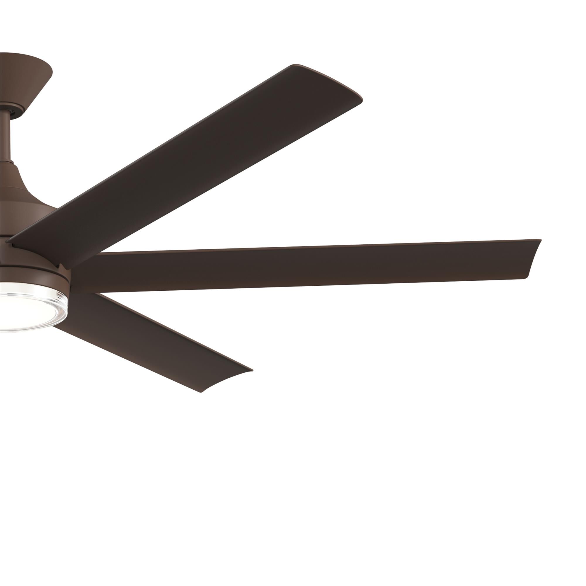 Shown in Satin Natural Bronze finish and Clear Polycarbonate with Inside Frosted Acrylic glass
