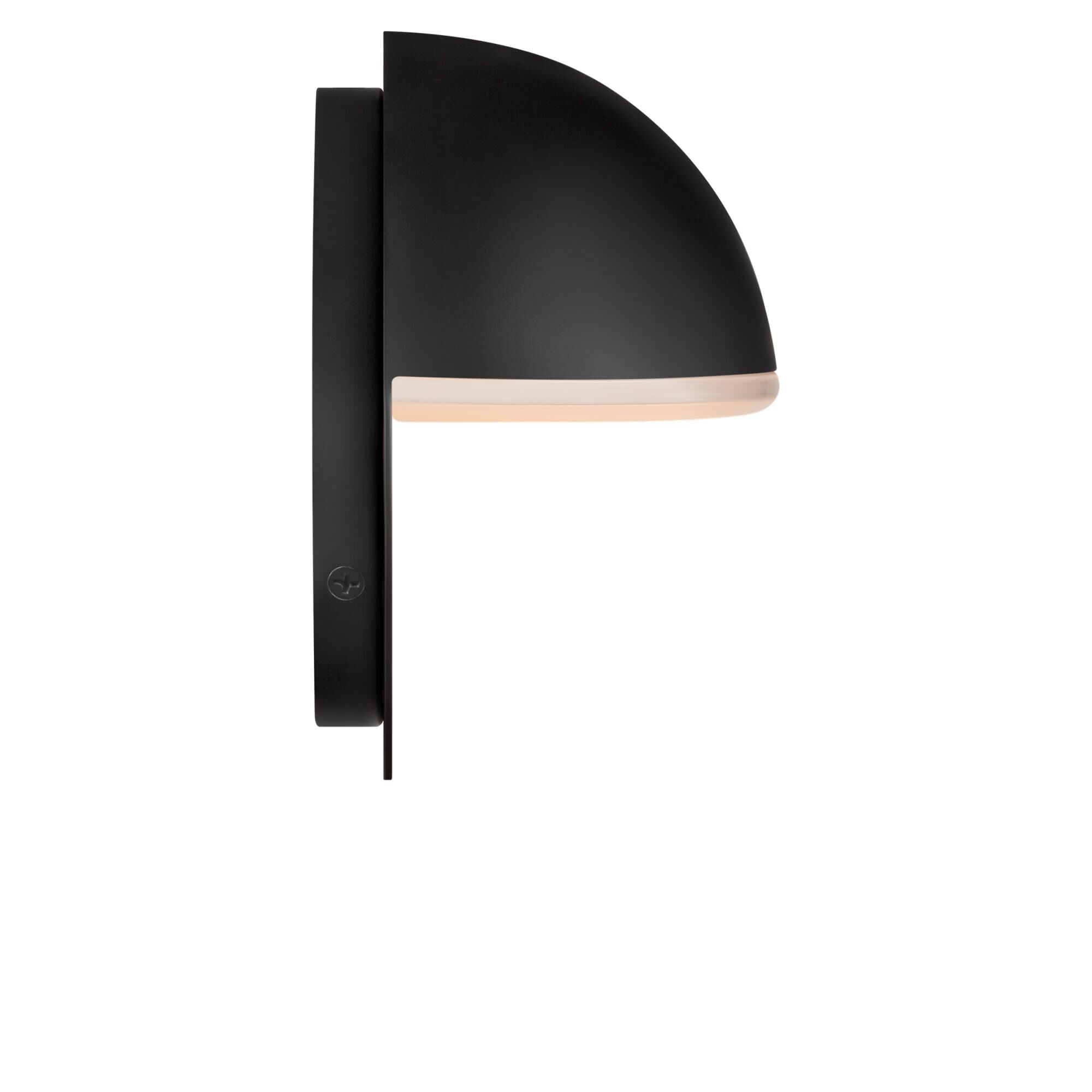 Shown in Burnished Brass finish and Spray White Inside, Clear Outside glass