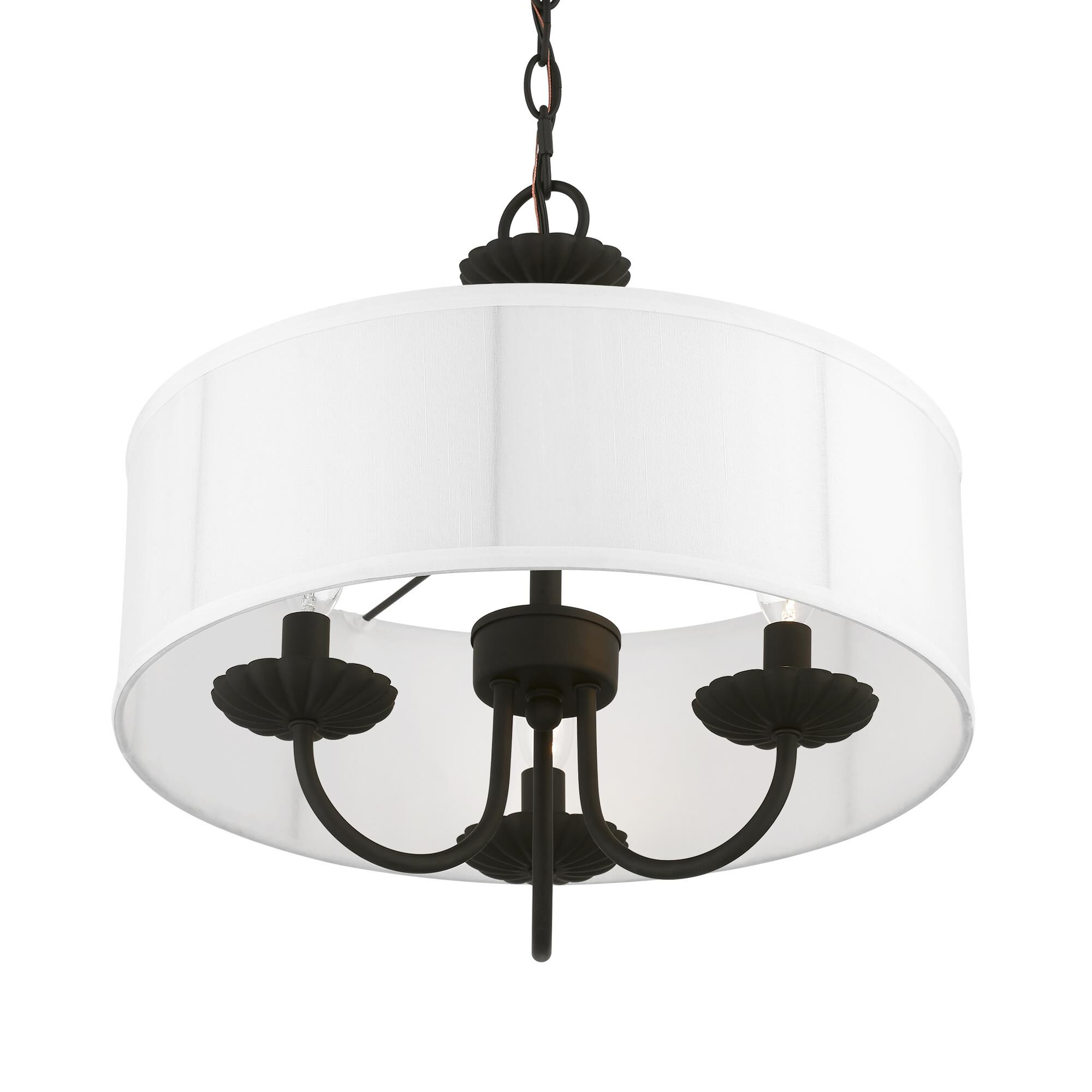 Brookdale 3 Light Mini Chandelier by Livex Lighting