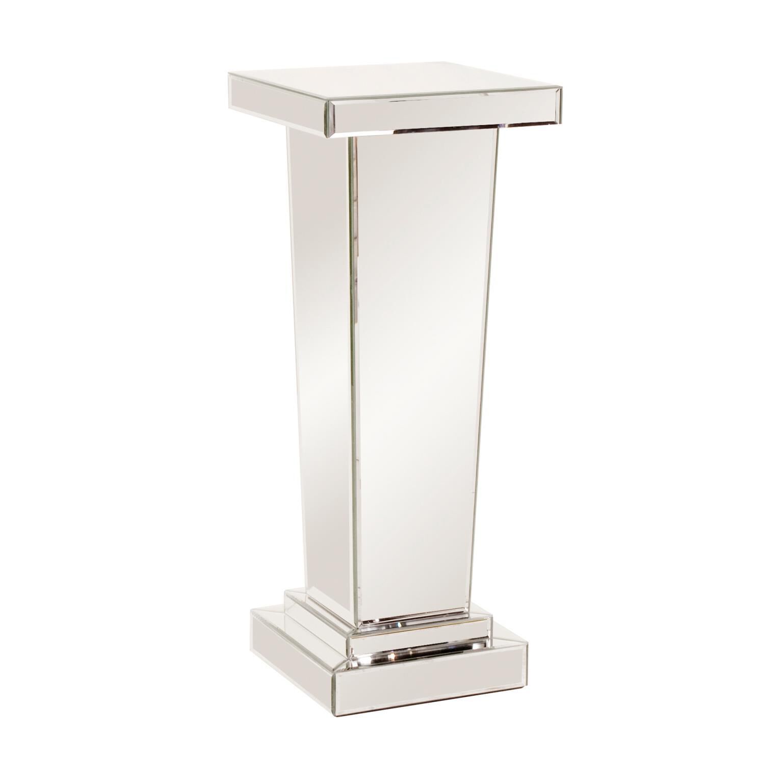 Tapered Mirrored Pedestal by Howard Elliott Collection