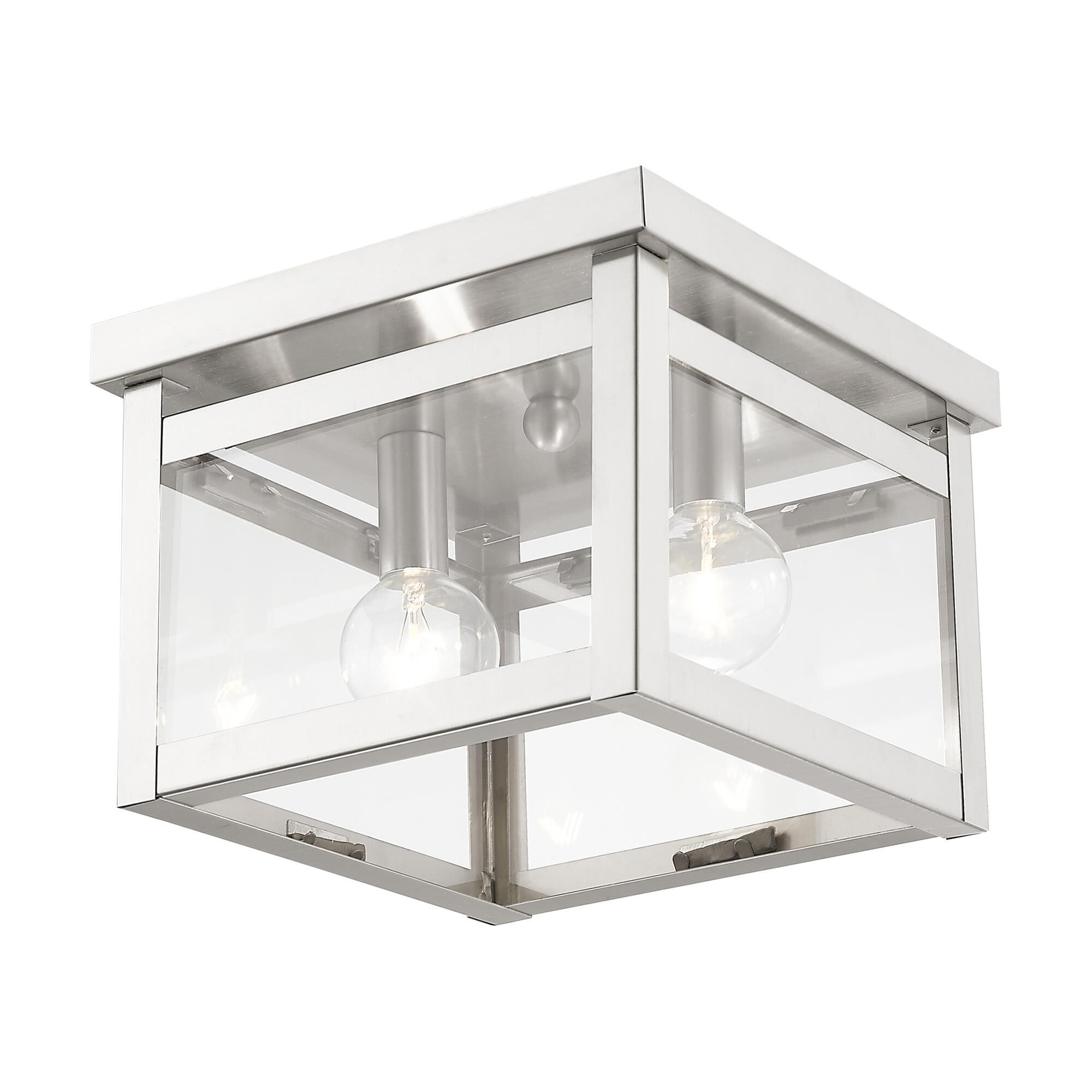 Milford 8 Inch 2 Light Flush Mount by Livex Lighting