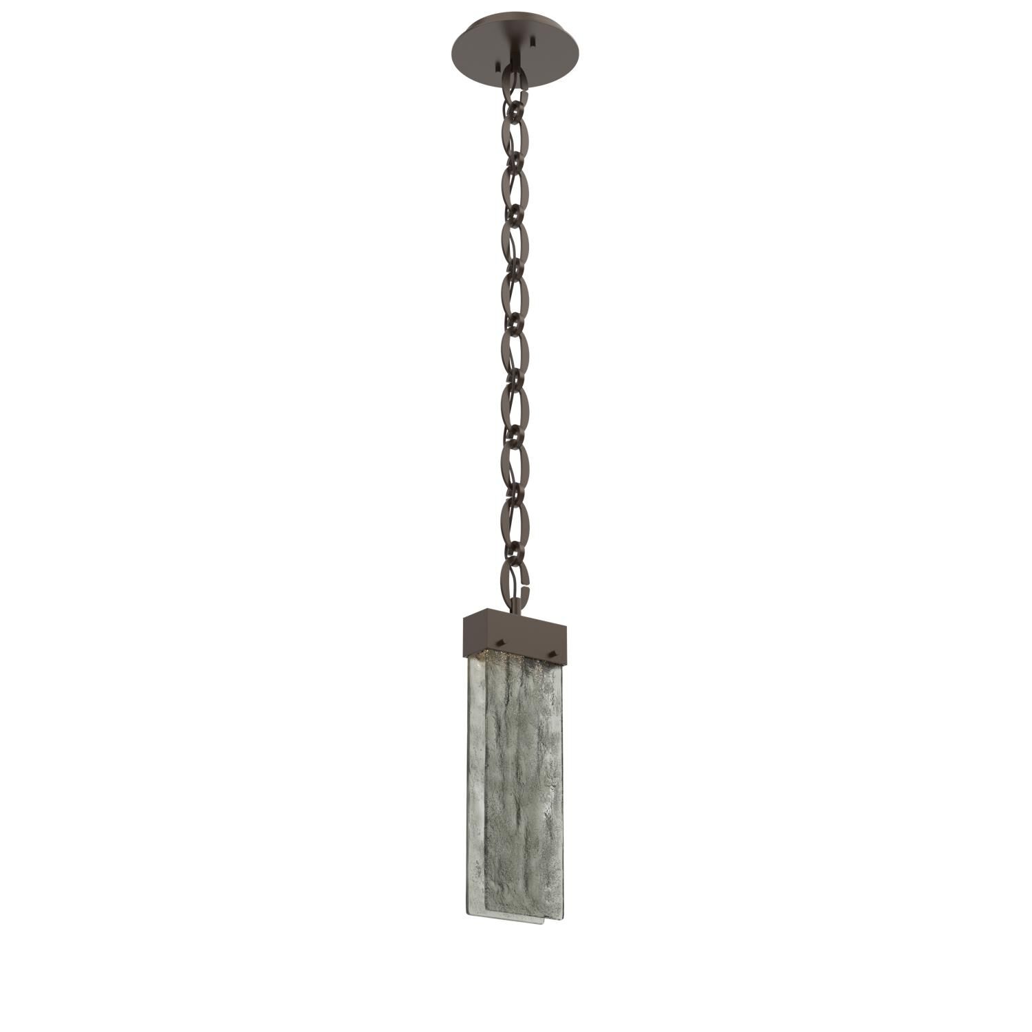 Shown in Flat Bronze finish and Smoke Granite glass