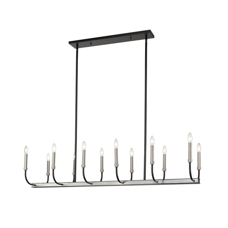 Haylie 56 Inch 12 Light Linear Suspension Light by Z-Lite