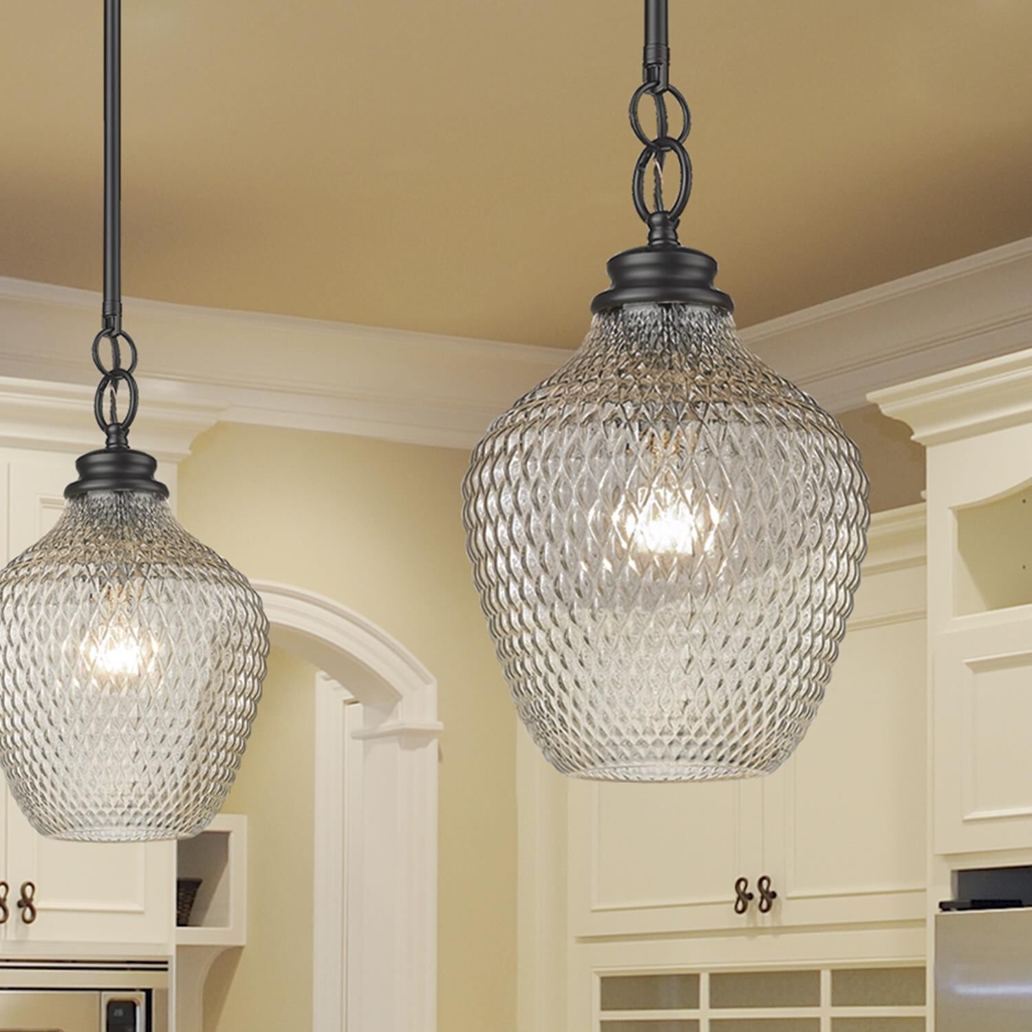 Adeline 13 Inch Mini Pendant by Golden Lighting