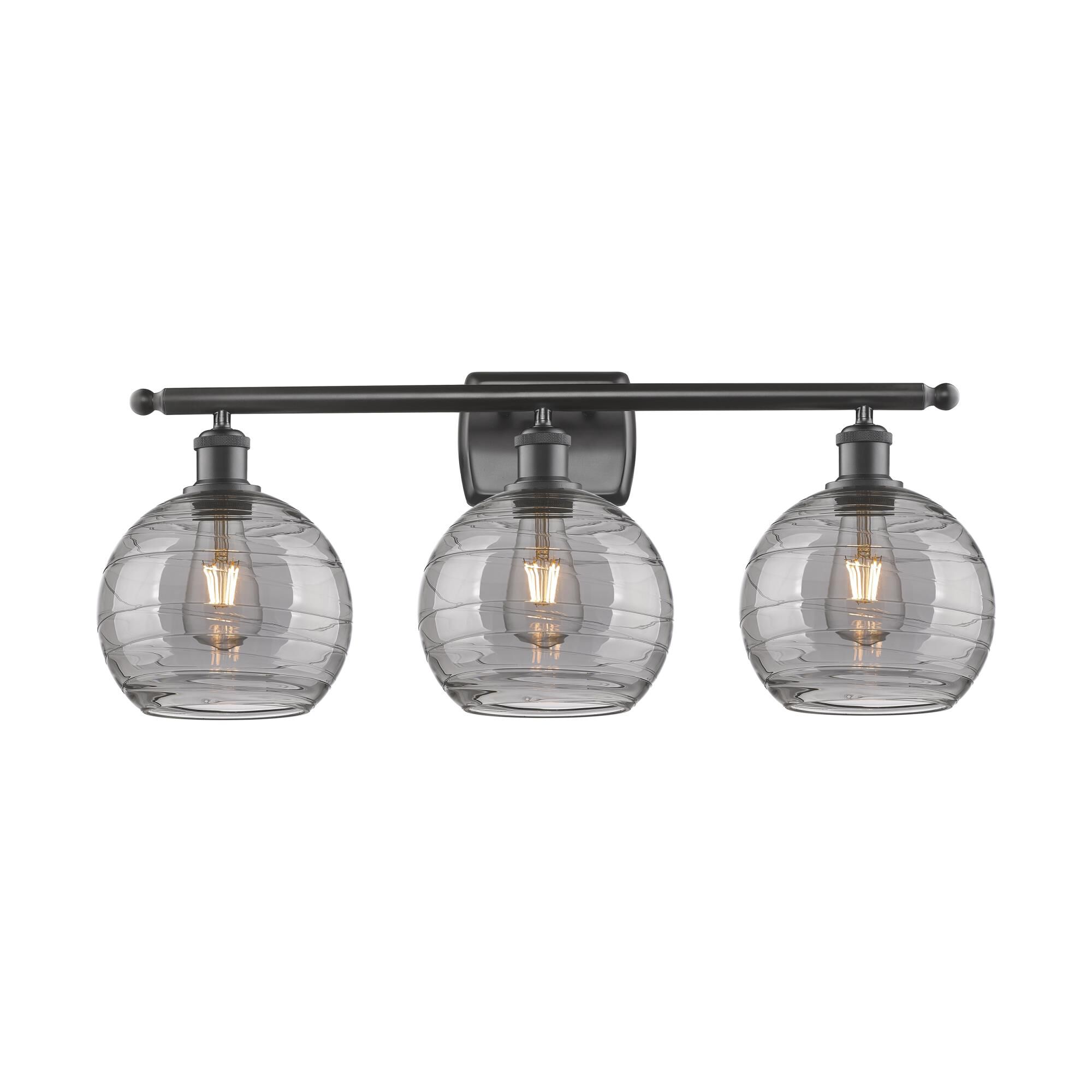 Bruno Marashlian Athens Deco Swirl 28 Inch Bath Vanity Light by Innovations Lighting