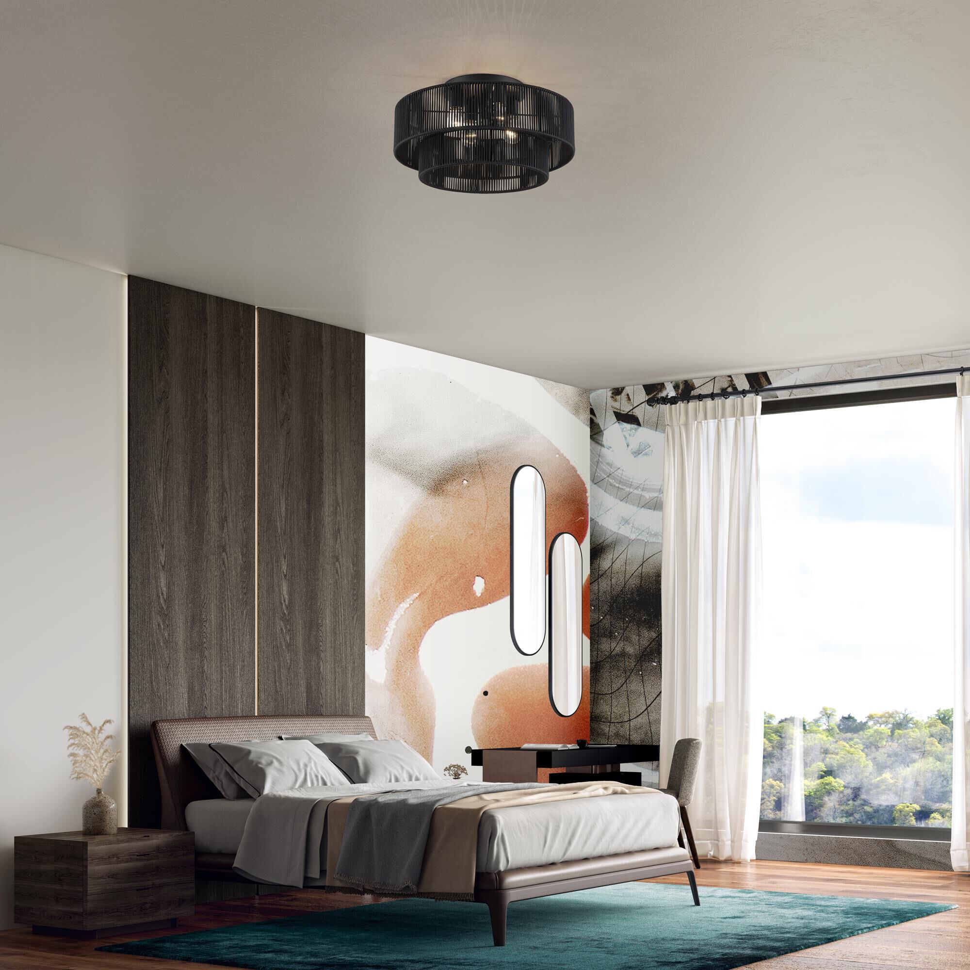 Acordia 21 Inch Semi Flush Mount by Livex Lighting