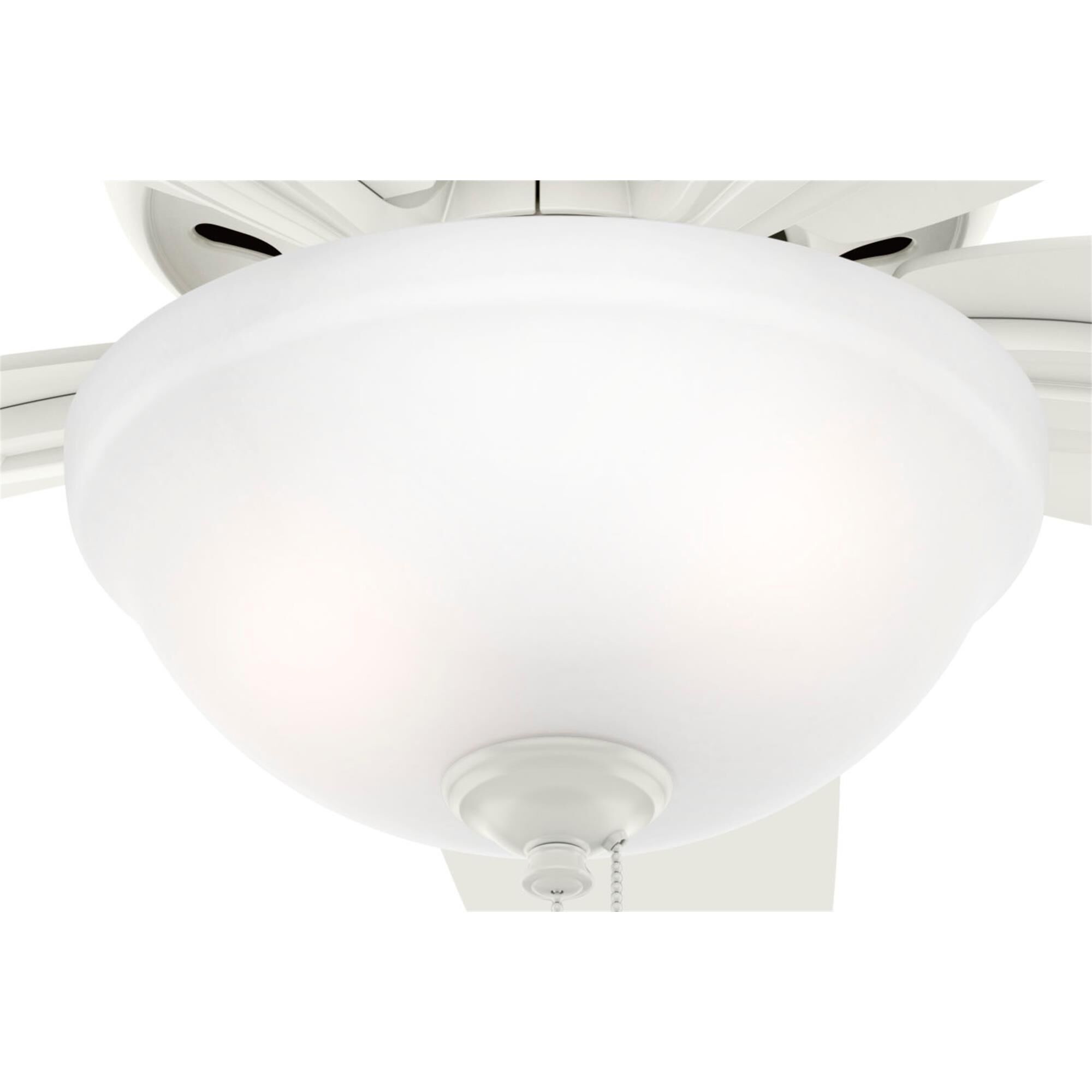 Newsome 42 Inch Flush Mount Fan with Light Kit,