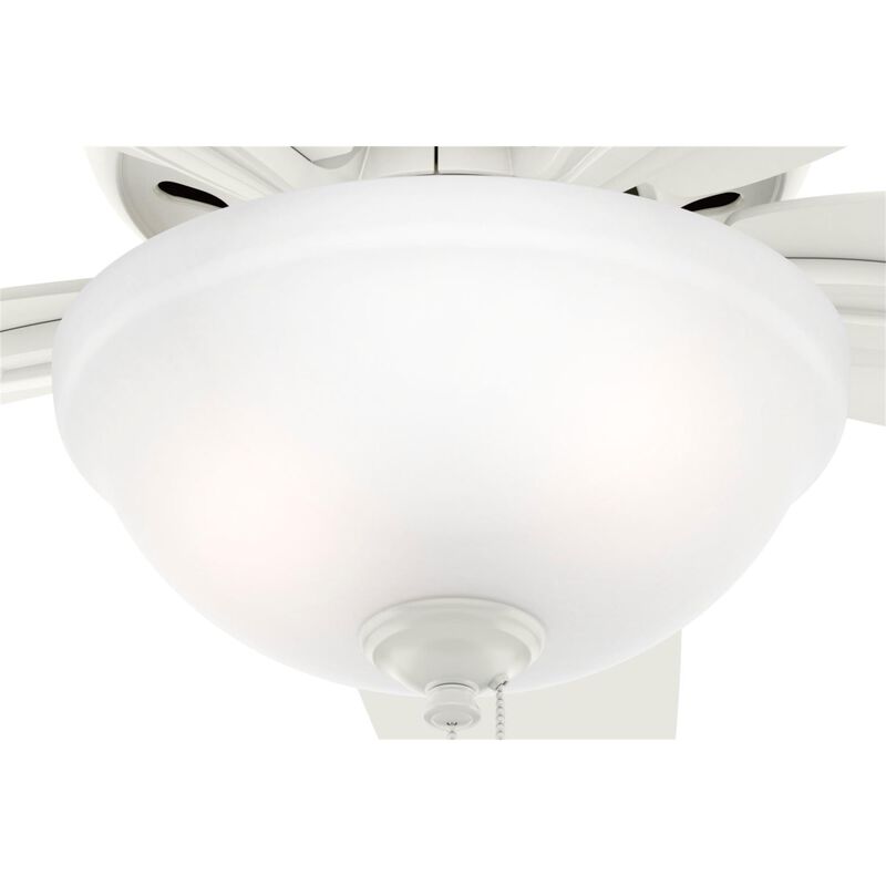 Newsome 42 Inch Flush Mount Fan with Light Kit by Hunter Fan