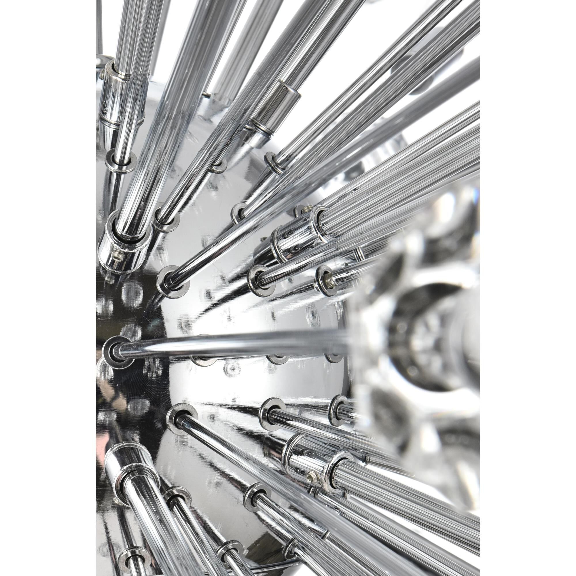 Shown in Chrome finish and Royal Cut crystal