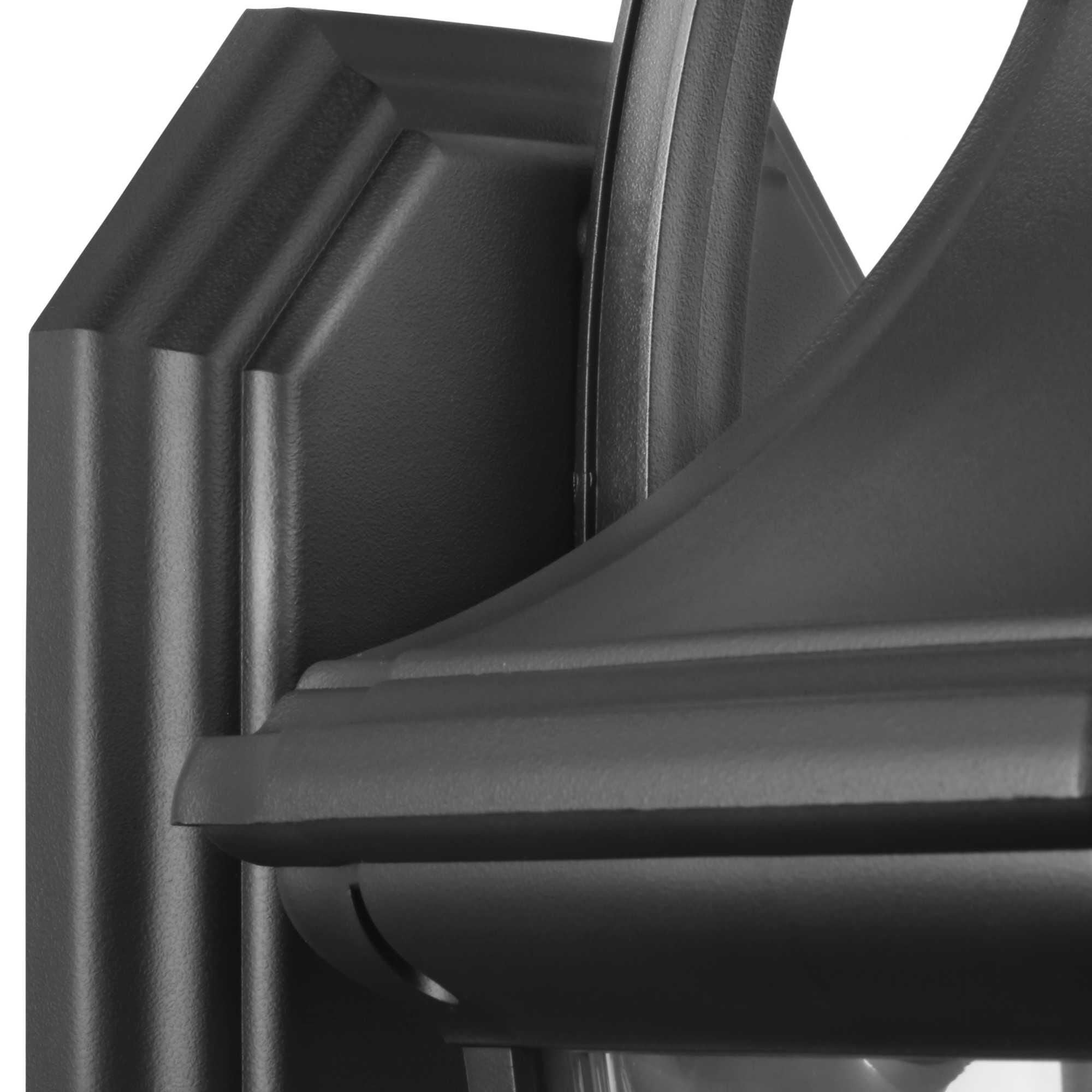 Shown in Textured Black finish and Clear Water glass