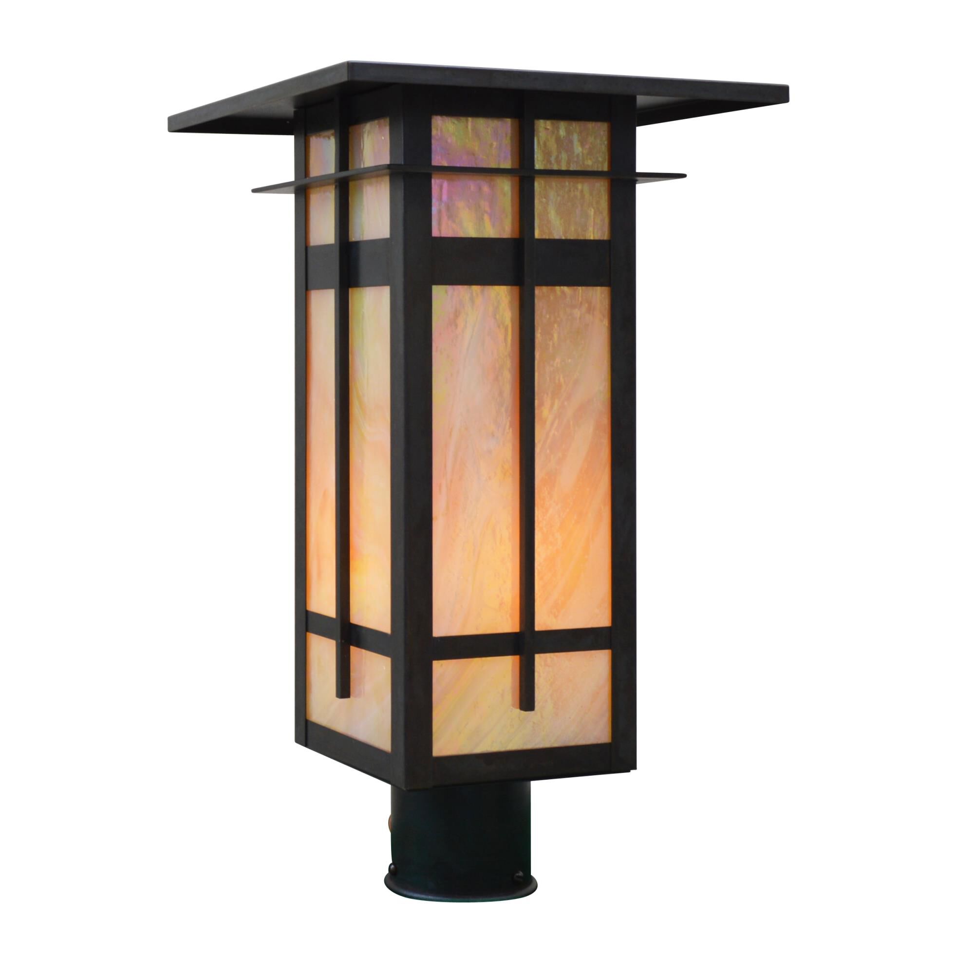 Arroyo Craftsman Finsbury 15 Inch Tall Outdoor Post Lamp