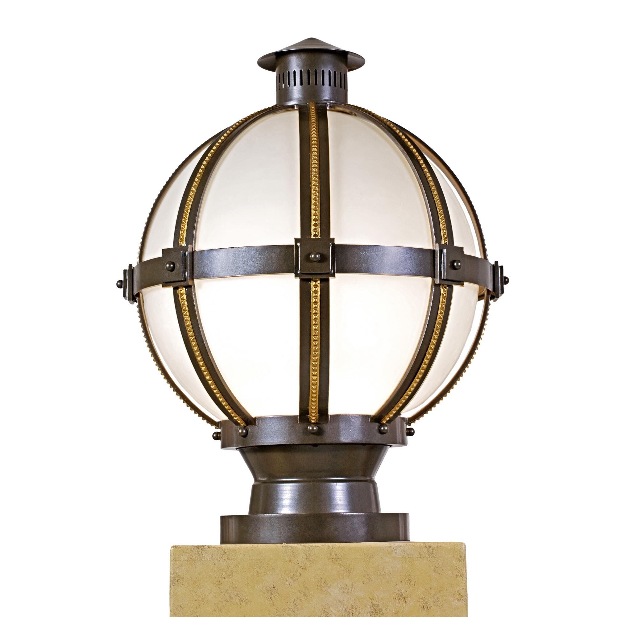 Meyda Lighting Orbital 27 Inch Tall Outdoor Pier Lamp