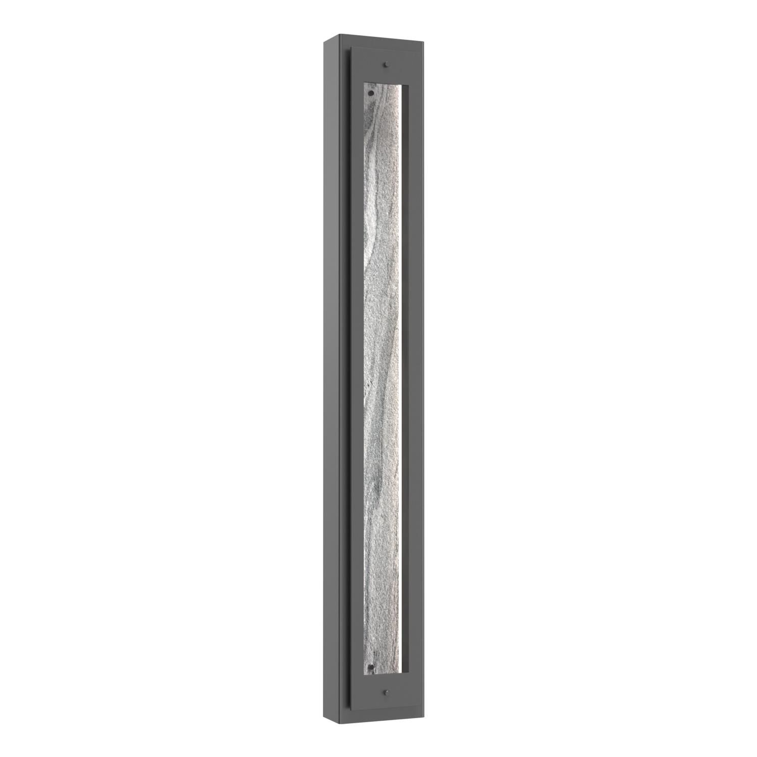 Shown in Argento Grey finish and Zebrano Marble Motif accent