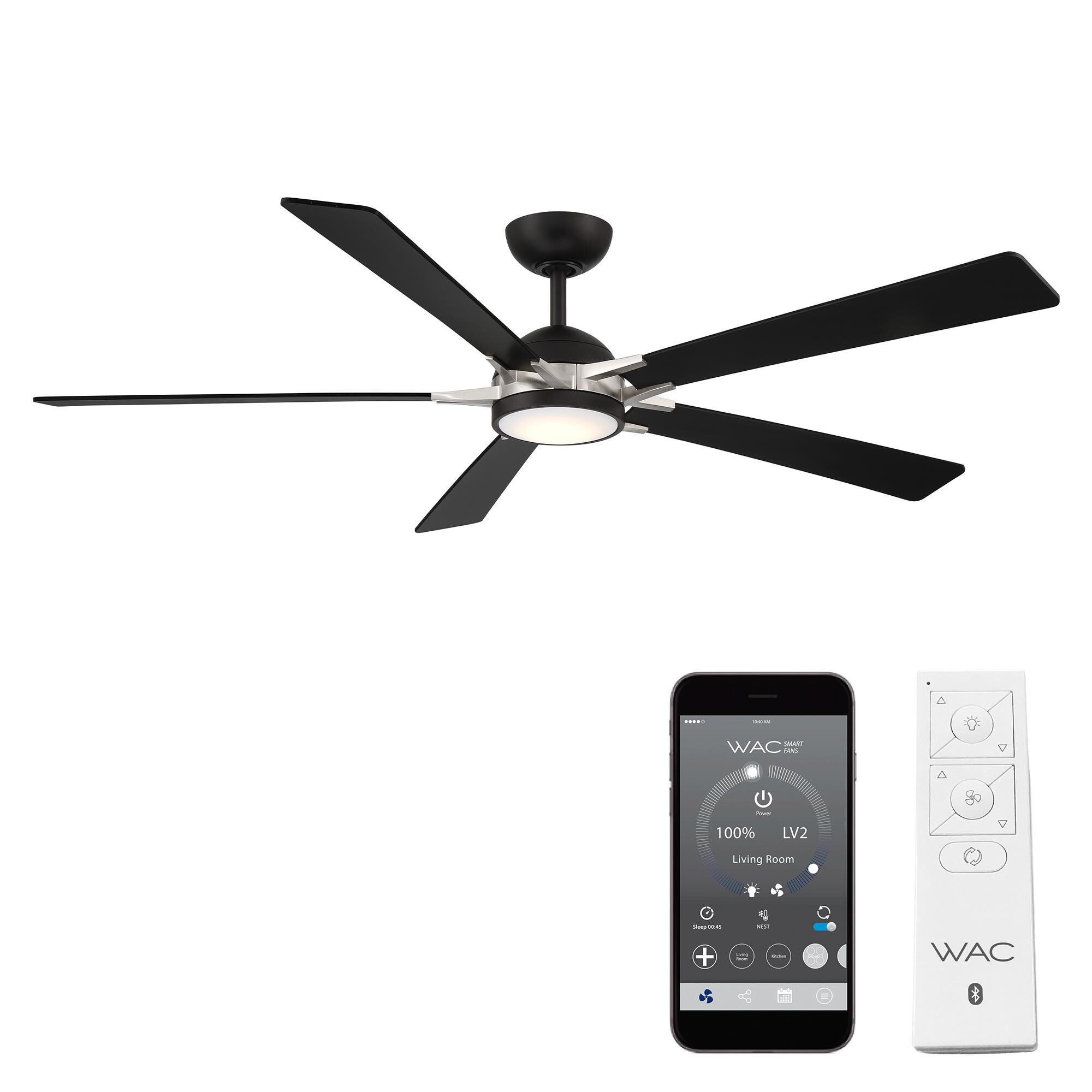 Rotary 65 Inch Ceiling Fan by WAC Lighting