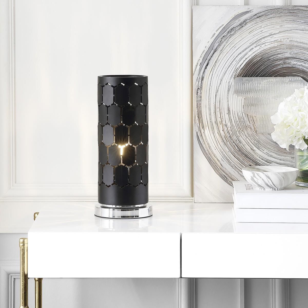 Navo 13 Inch Accent Lamp by Safavieh