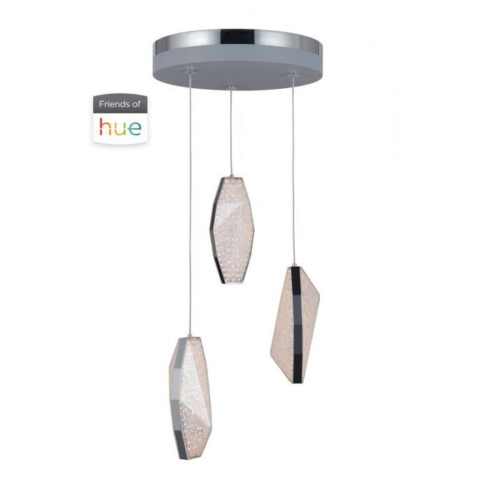Hue 11 Inch 3 Light LED Multi Light Pendant by Craftmade