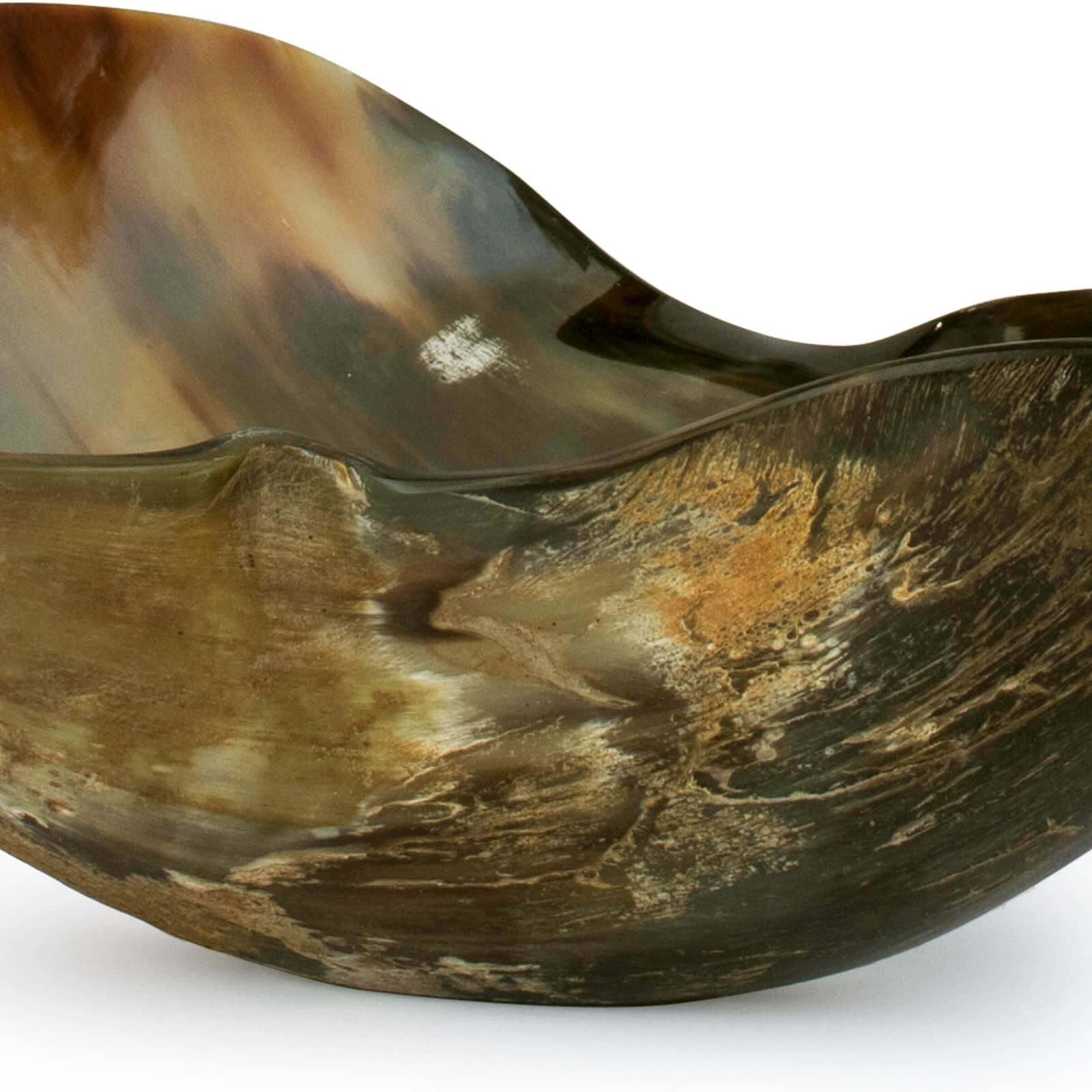 Black Horn 9 Inch Bowl by Regina Andrew