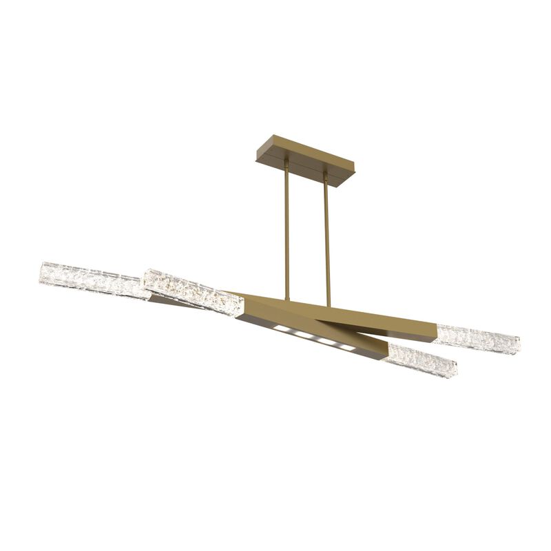 Glacier 63 Inch Linear Chandelier by Hammerton Studio