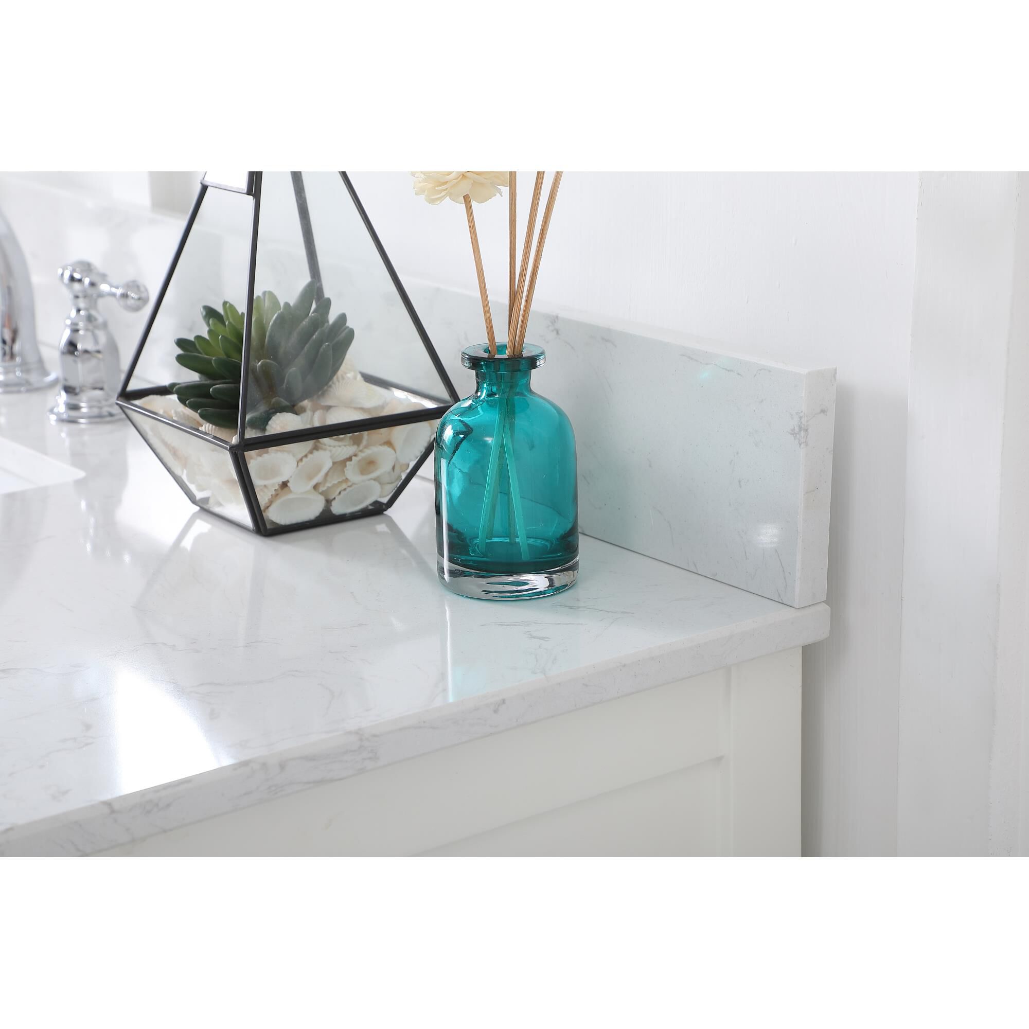 Shown in White finish