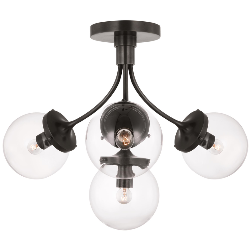 kate spade new york Prescott Semi Flush Mount by Visual Comfort Signature Collection