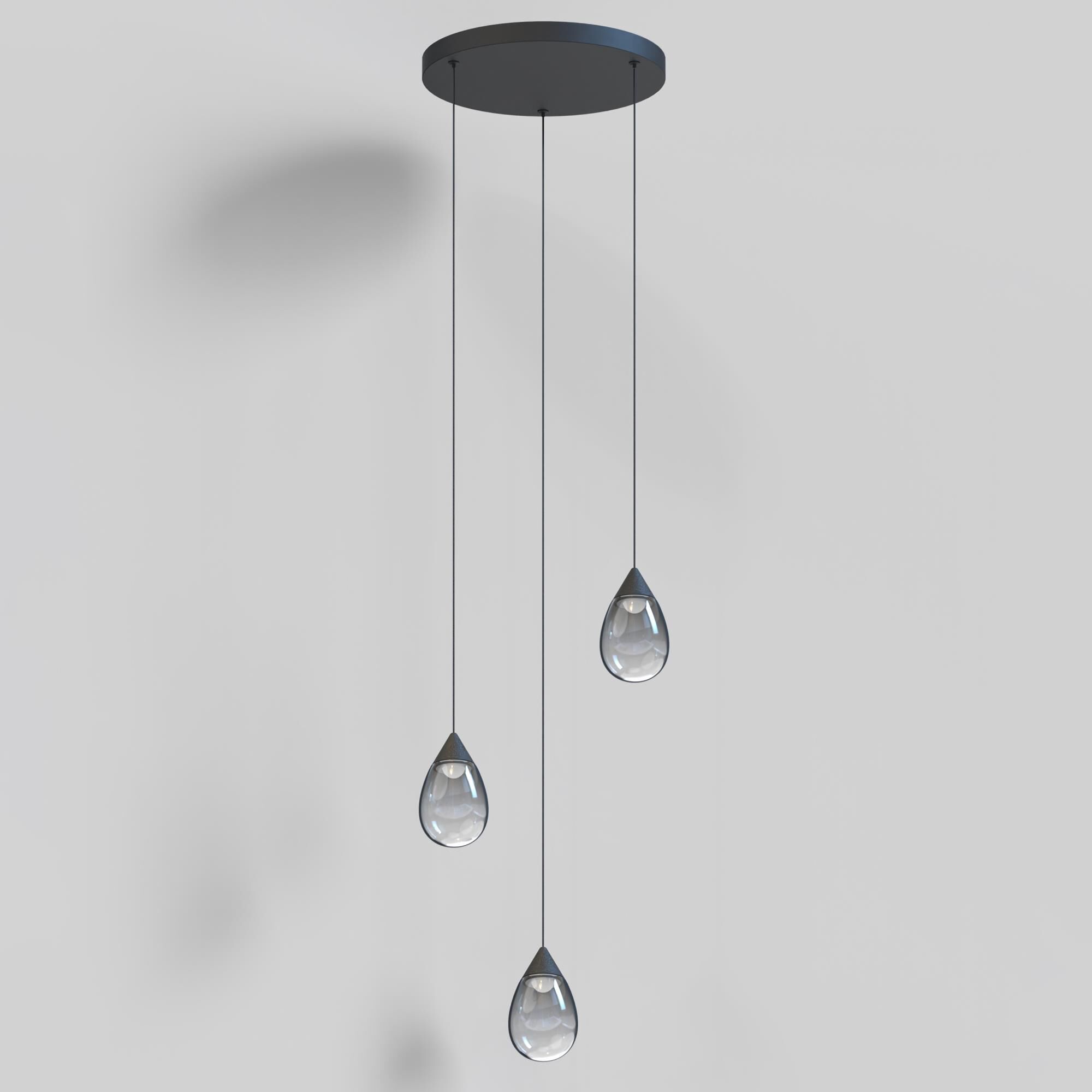 Dewdrop 15 Inch Multi Light Pendant by ET2 Lighting