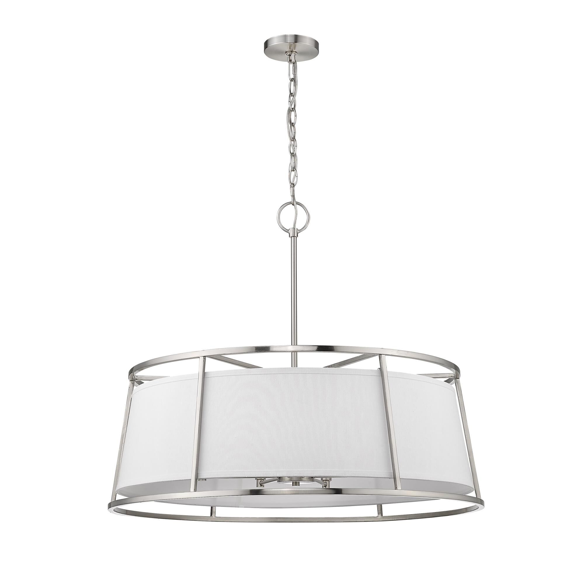 Lenyx Pendant 32 Inch 8 Light Chandelier by Z-Lite
