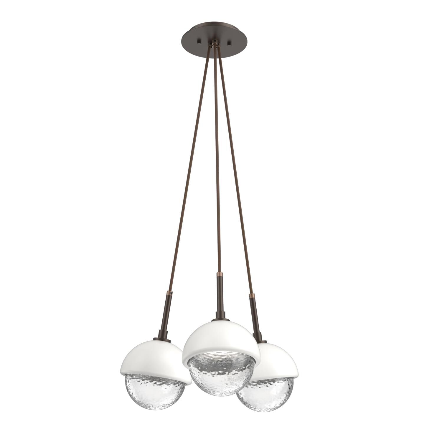 Levi Wilson Cabochon 13 Inch Multi Pendant Light by Hammerton Studio