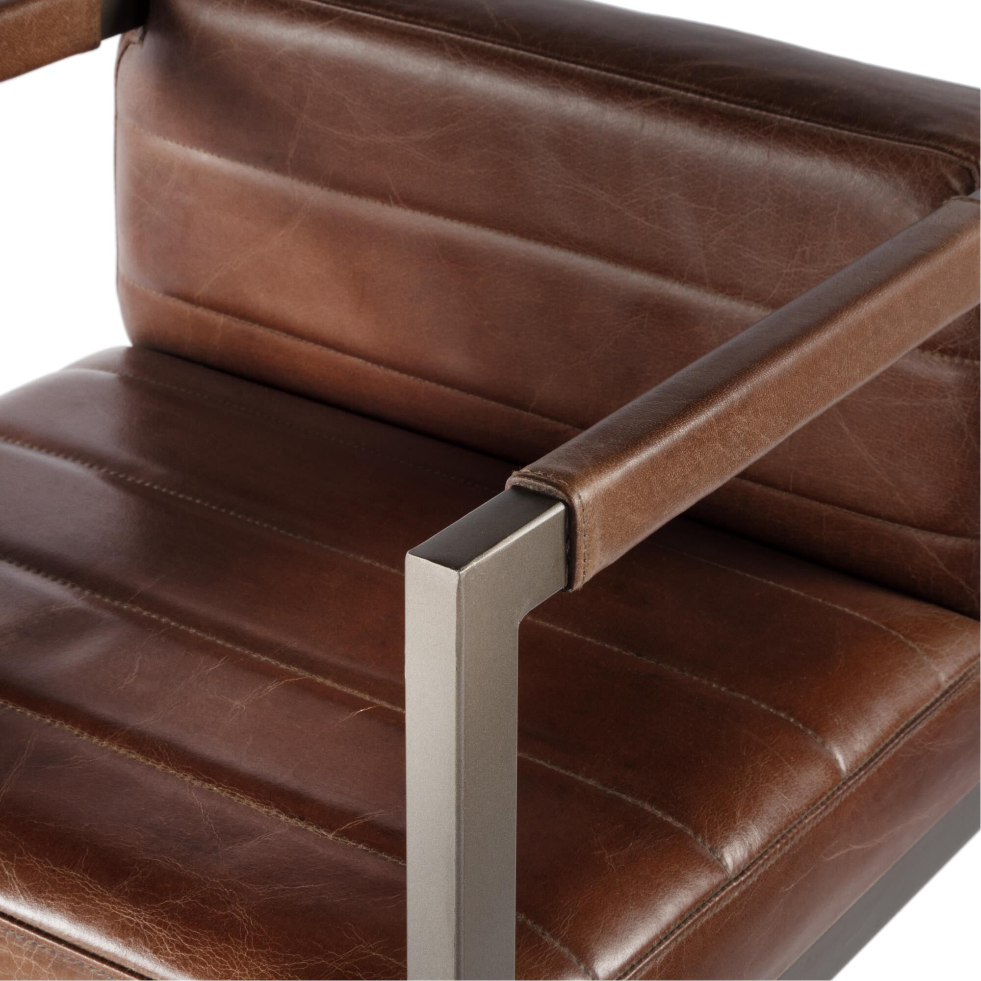 Shown in Brown Leather finish