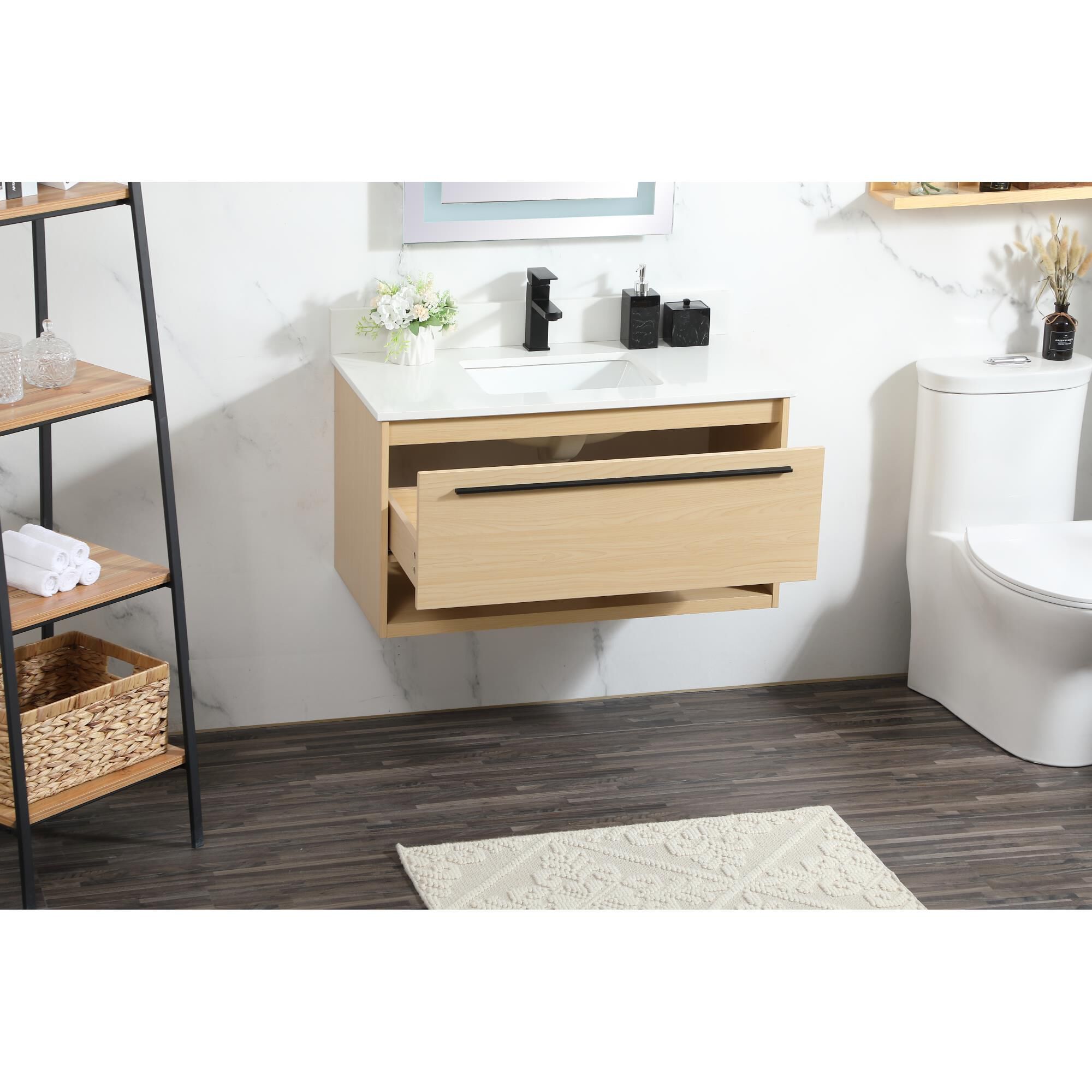 Shown in Maple finish