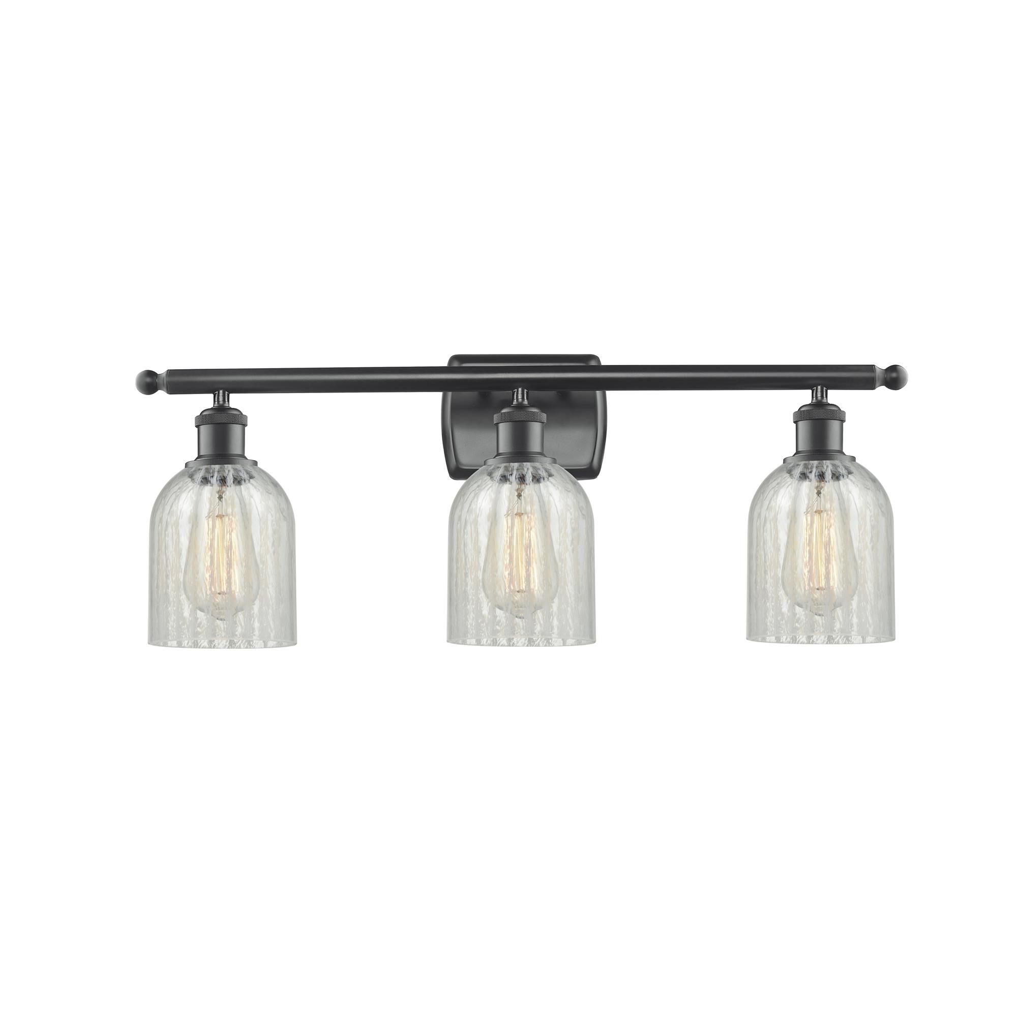 Shown in Matte Black finish and Mouchette glass