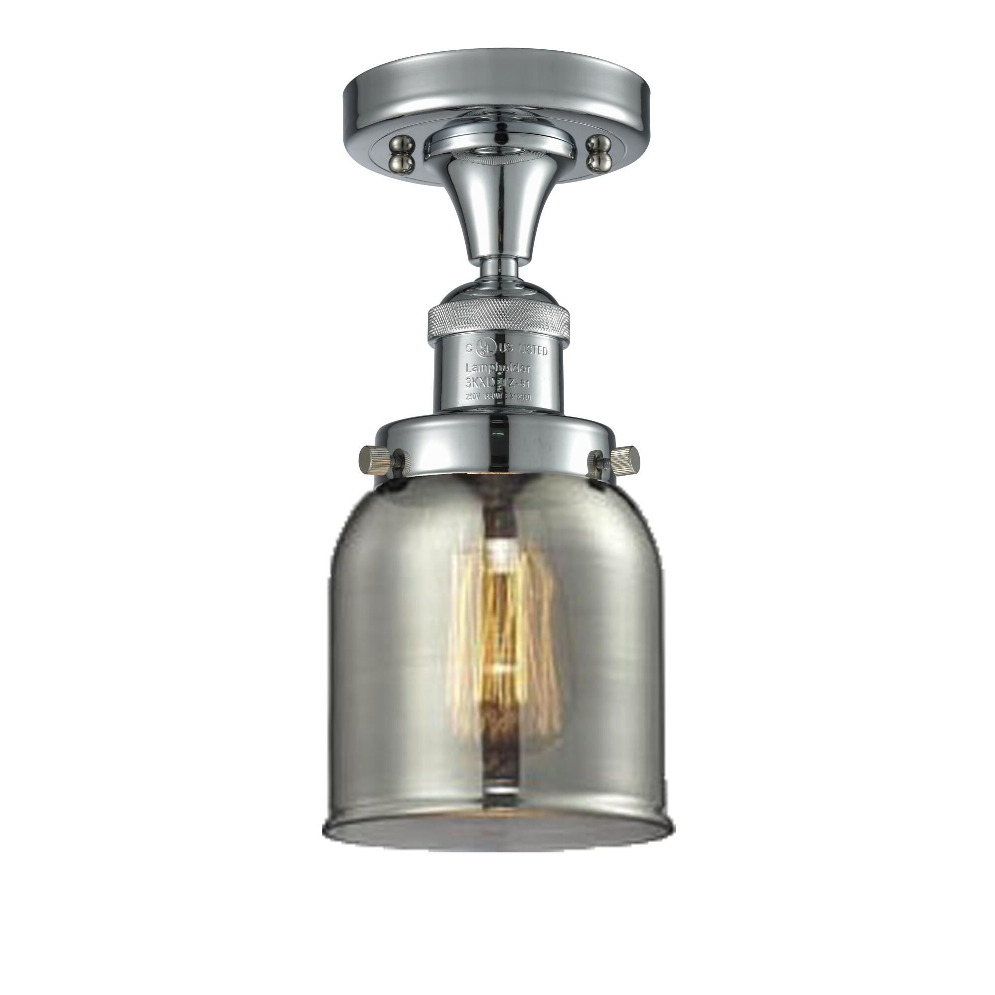 Bruno Marashlian Small Bell 5 Inch 1 Light Semi Flush Mount by Innovations Lighting