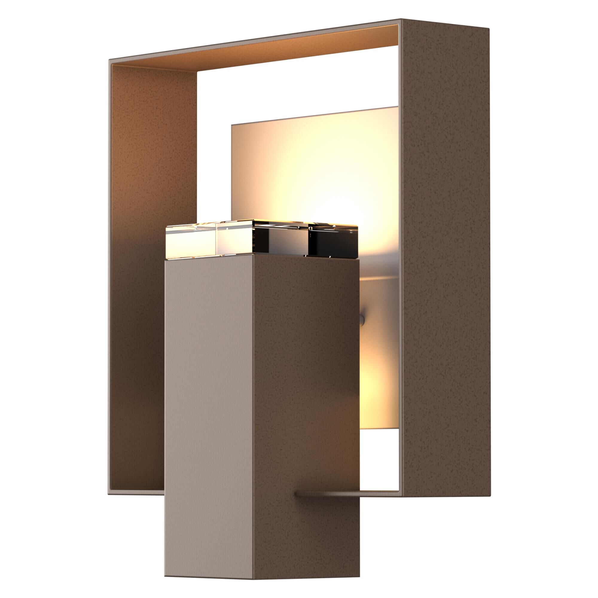 Hubbardton Forge Shadow Box 11 Inch Tall Outdoor Wall Light