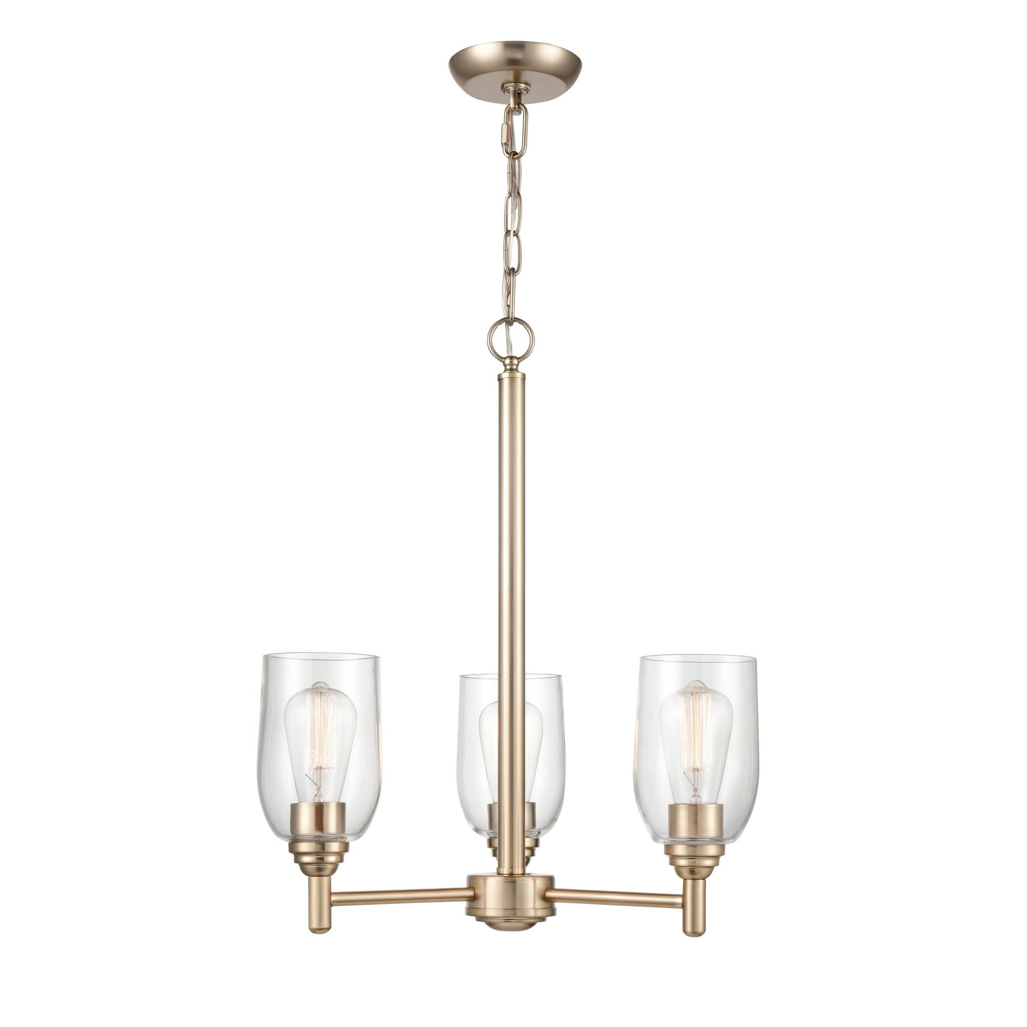 Arlett 18 Inch 3 Light Mini Chandelier by Millennium Lighting