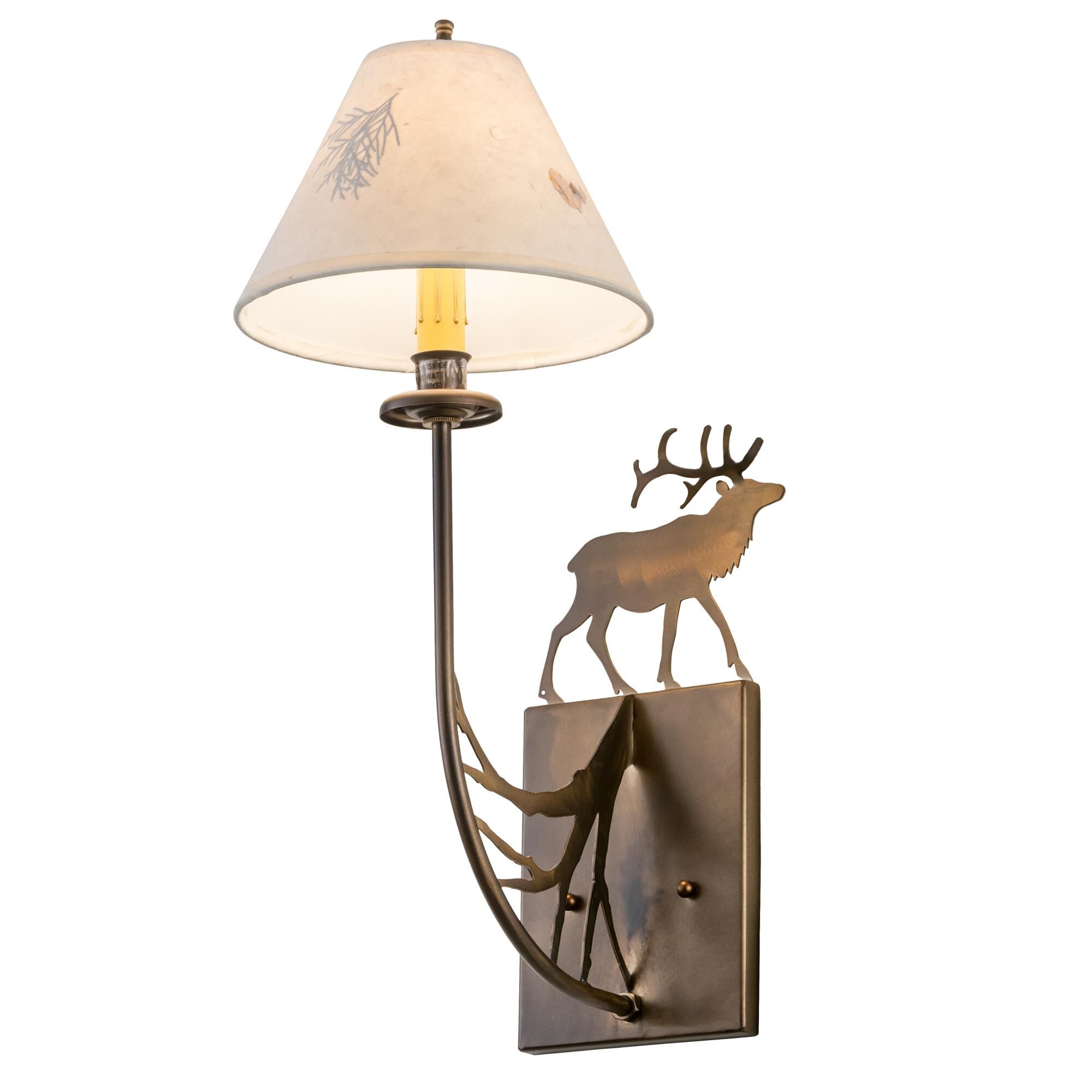 Lone Elk 19 Inch Wall Sconce by Meyda Lighting