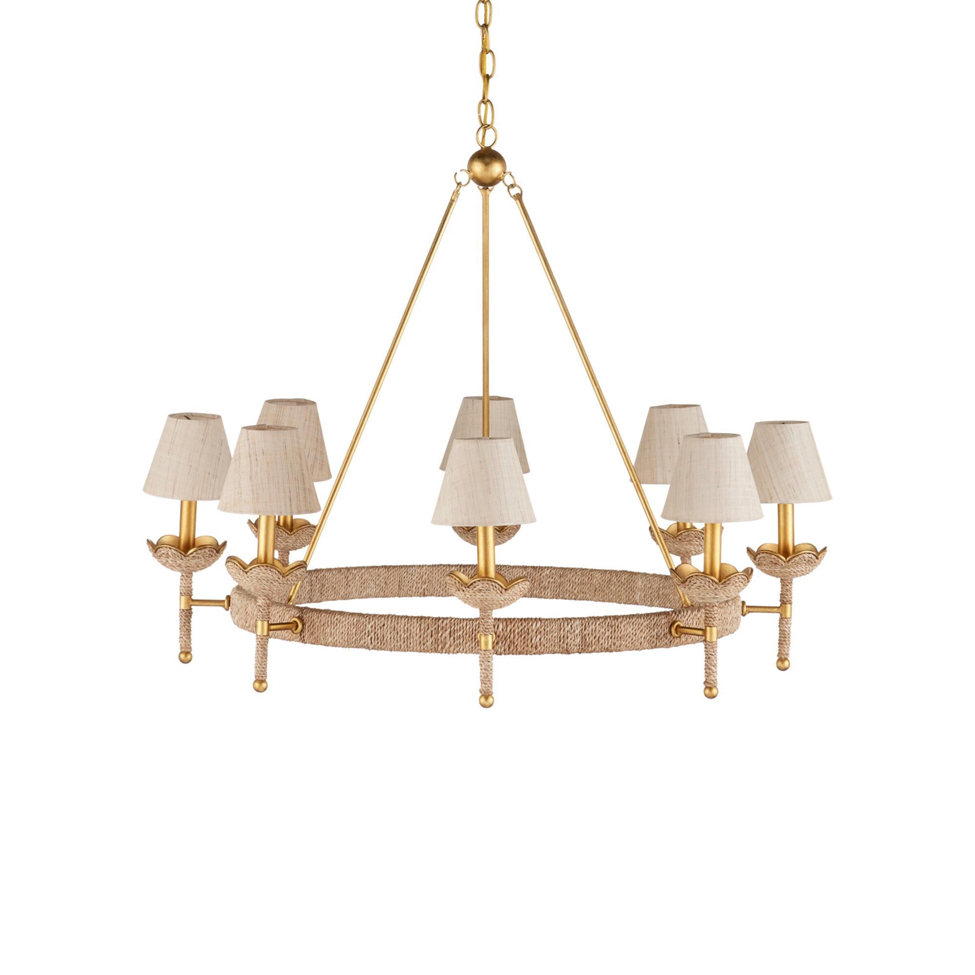 Suzanne Duin Vichy 36 Inch Chandelier,