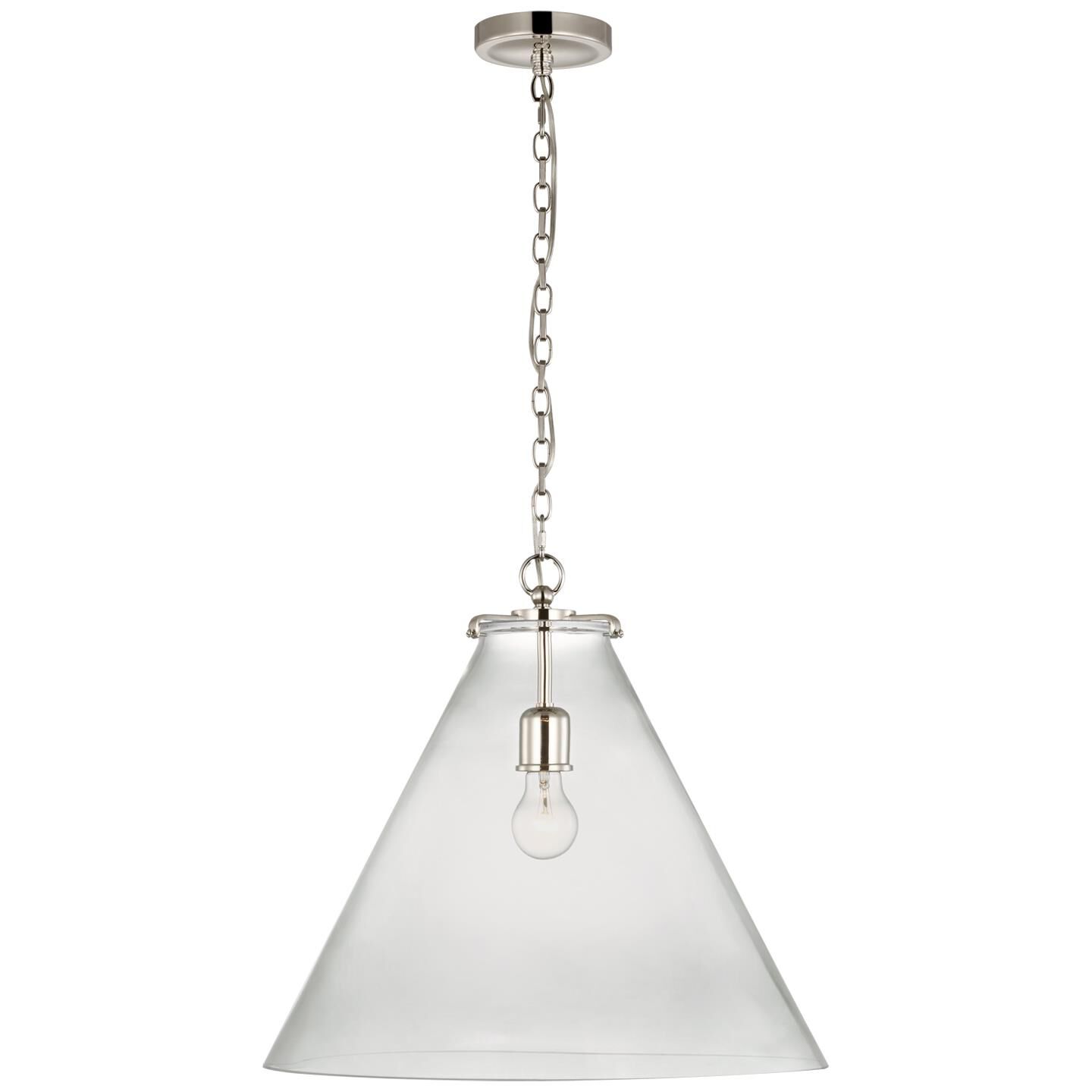 Visual Comfort Signature Collection Thomas O'Brien Katie 20 Inch LED Large Pendant